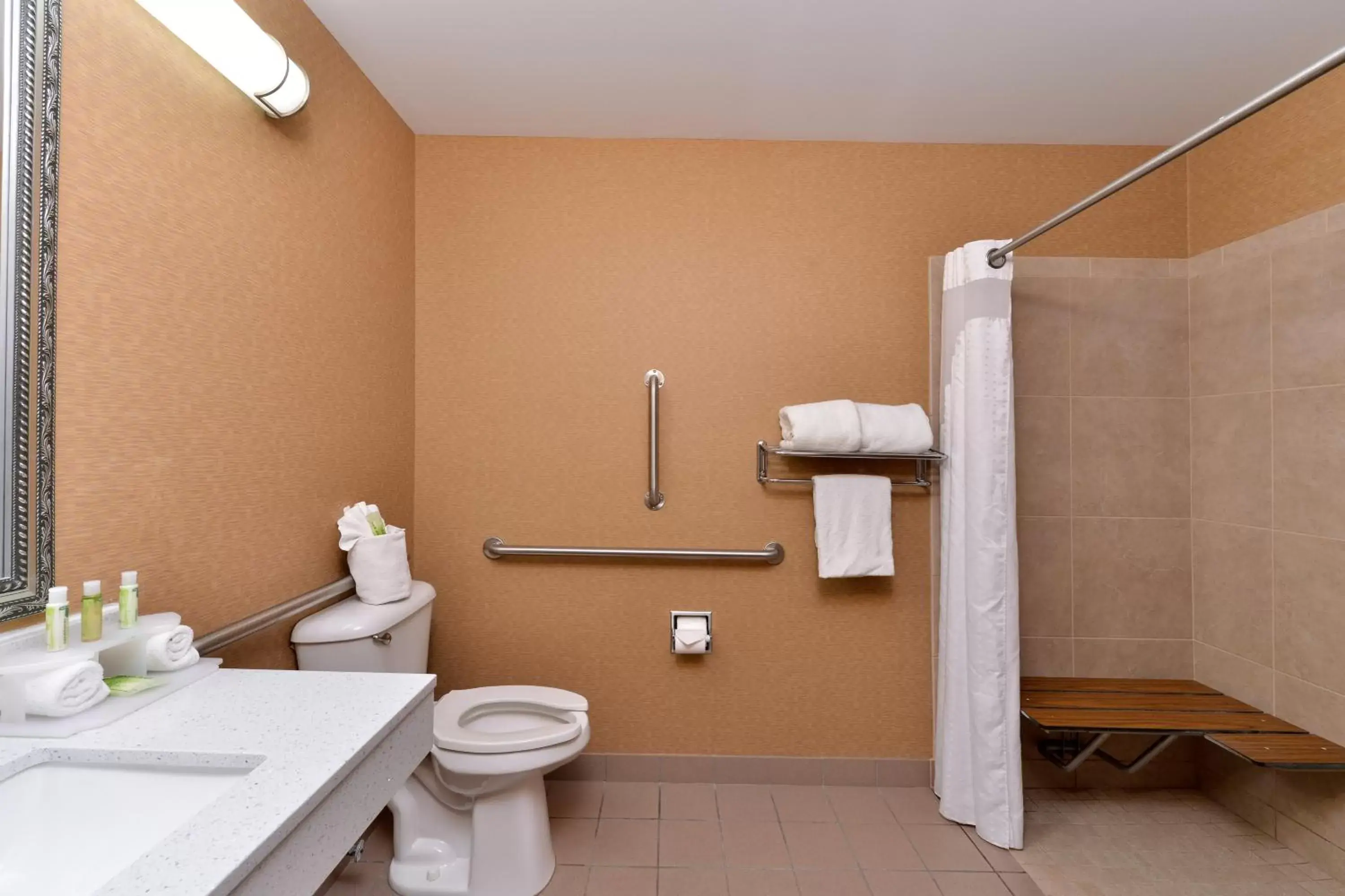 Photo of the whole room, Bathroom in Holiday Inn Express Hotel & Suites Cincinnati-Blue Ash, an IHG Hotel