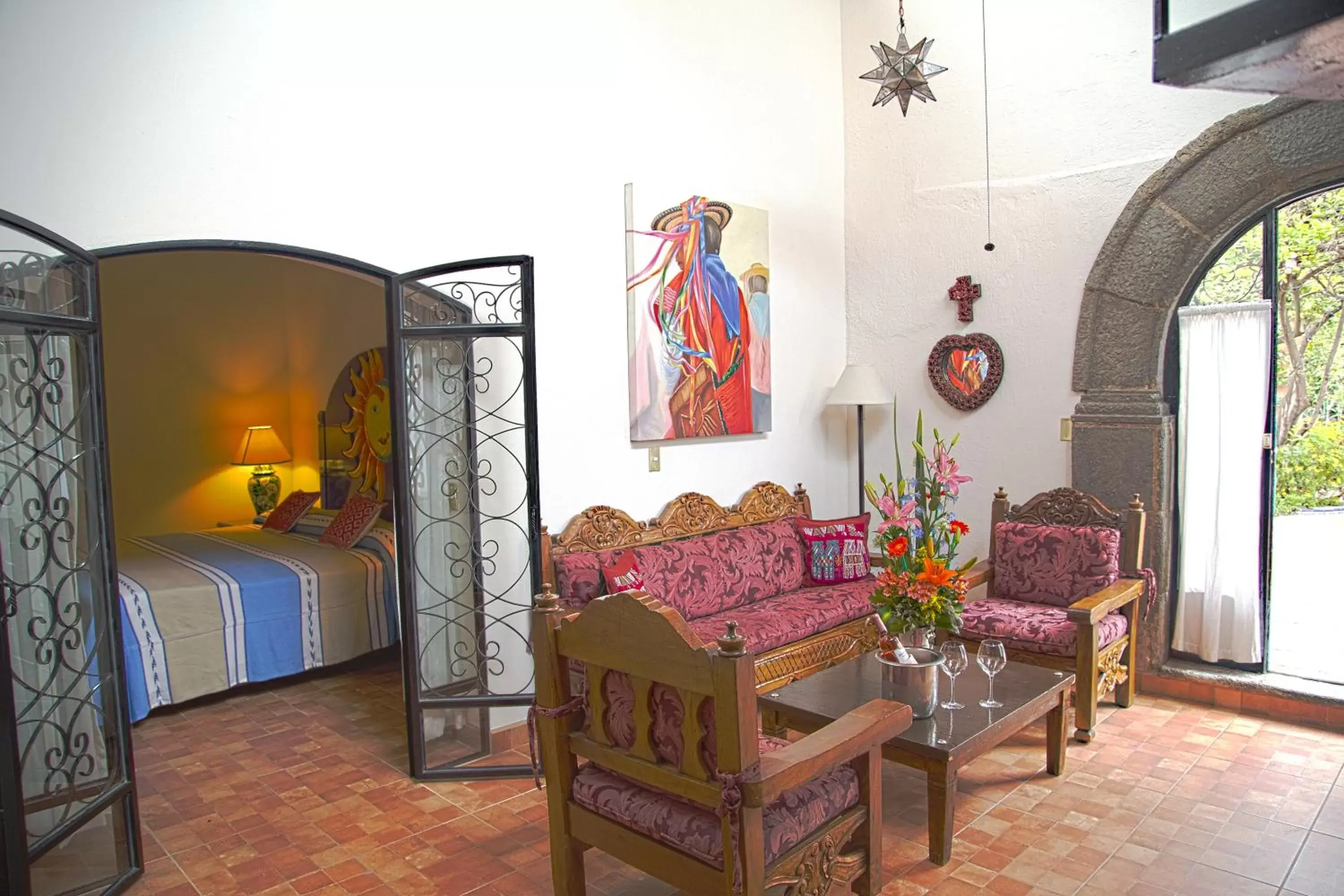 Living room in Quinta Don Jose Boutique Hotel