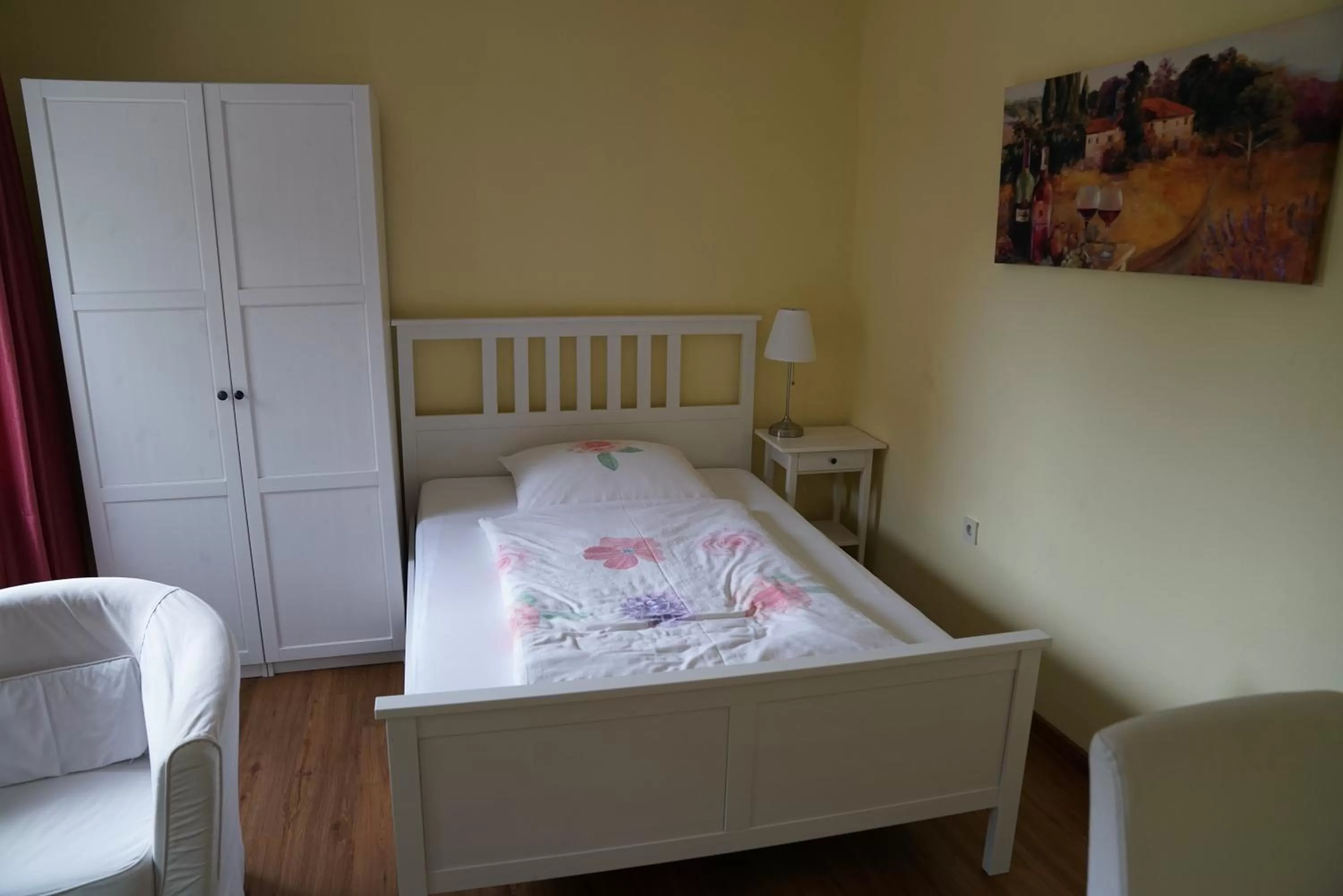 Bed in Hotel zum Grafen Hallermunt