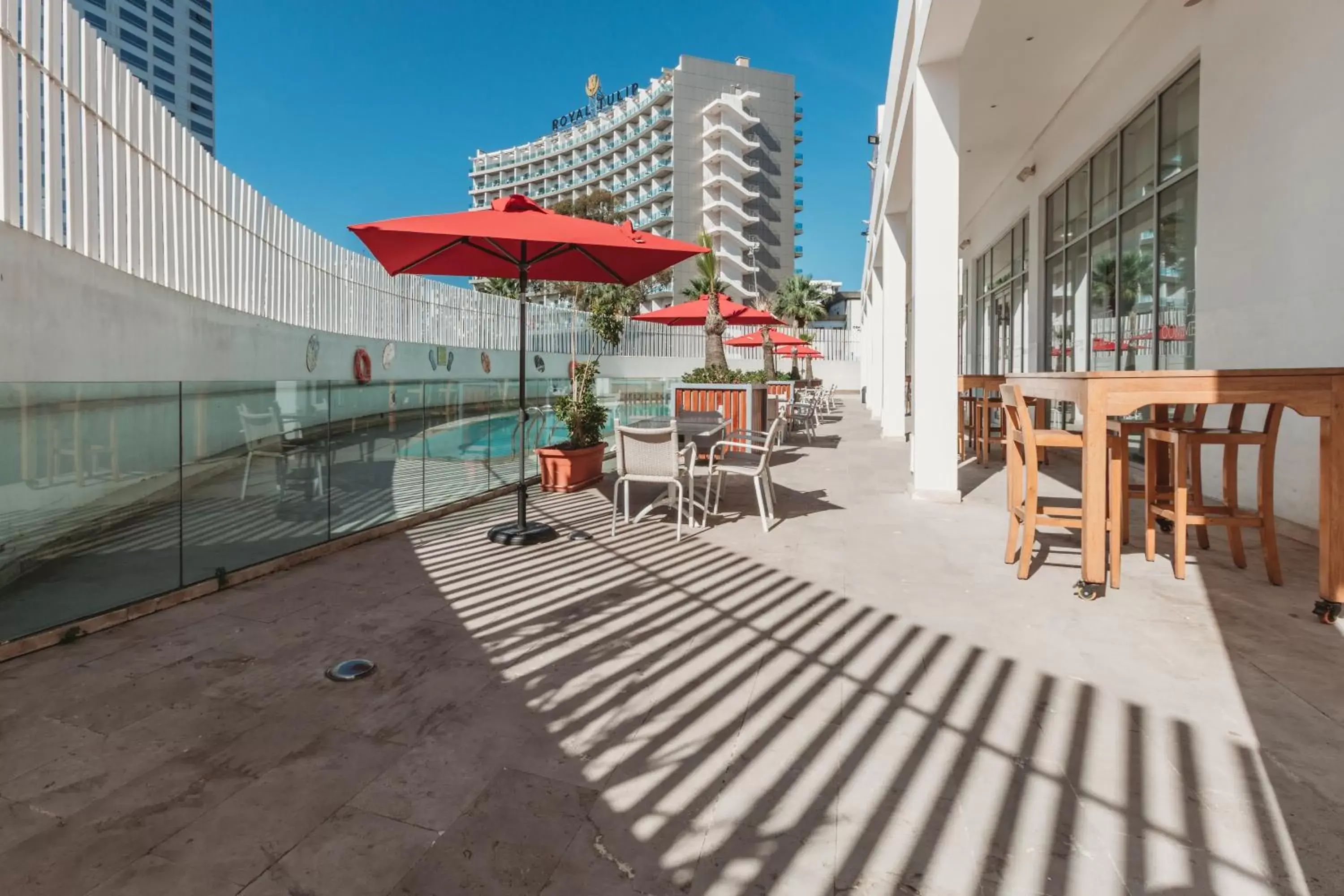 Patio, Swimming Pool in Ibis Tanger City Center