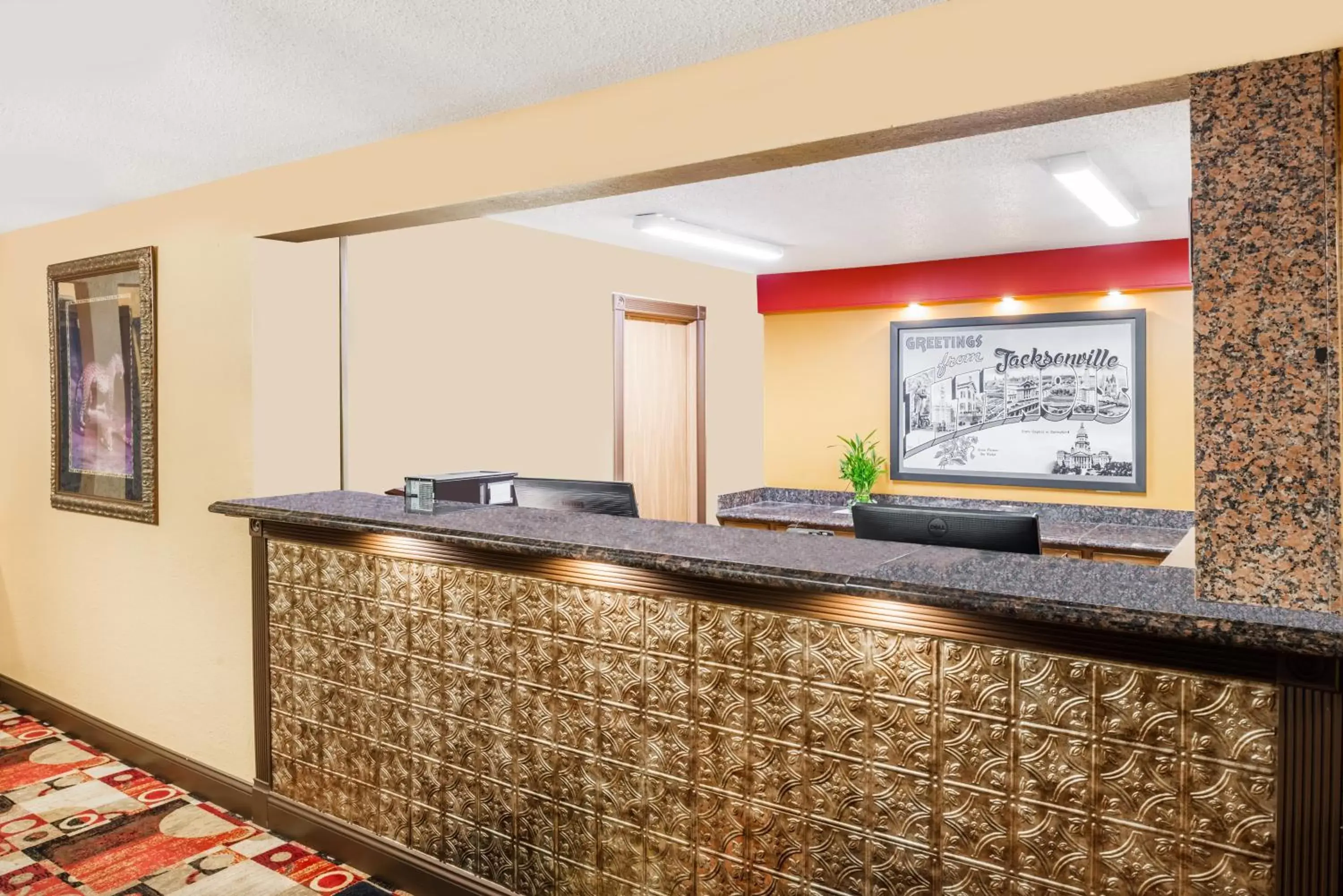 Lobby or reception, Lounge/Bar in Super 8 by Wyndham Jacksonville