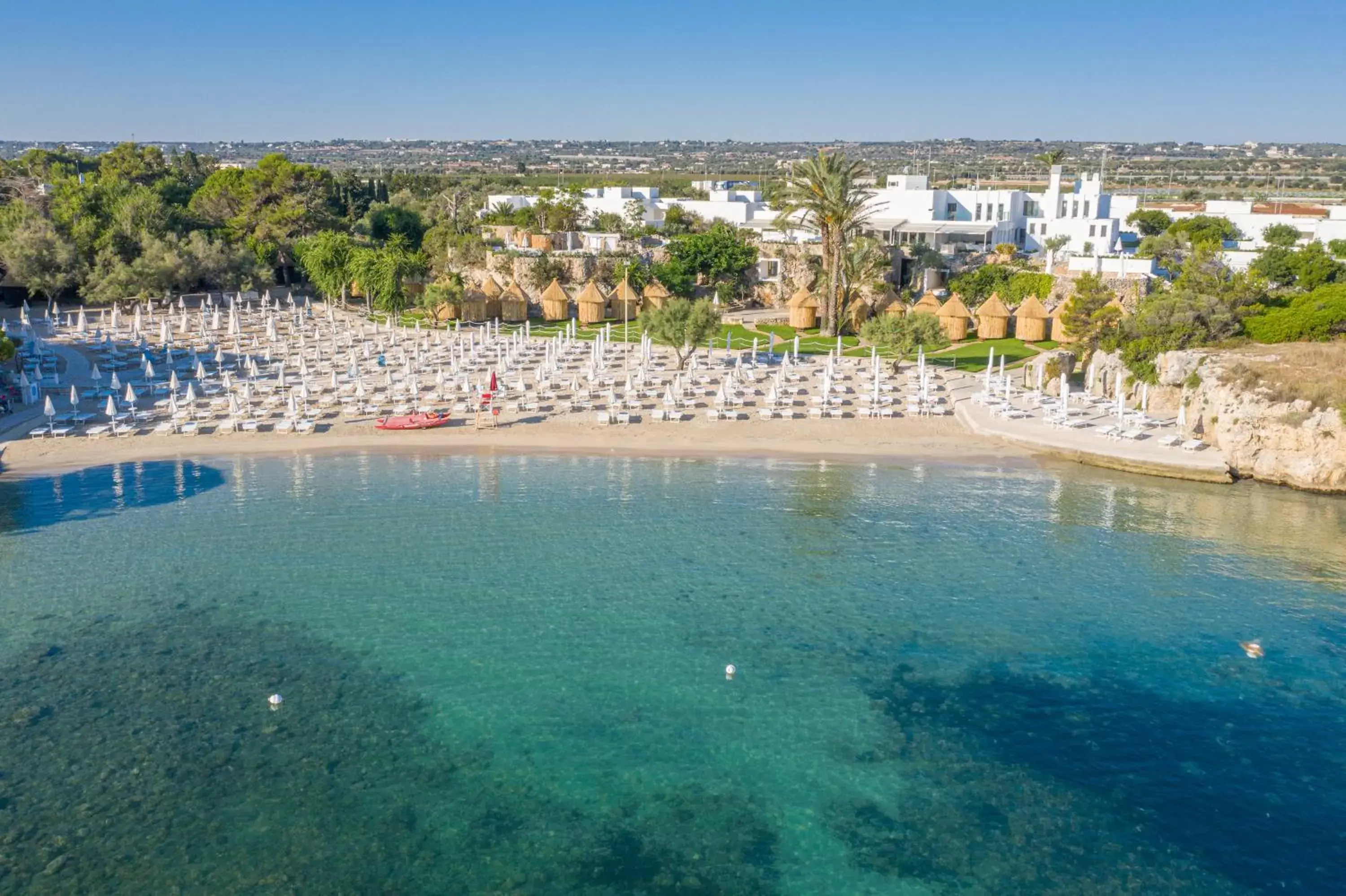 Beach, Bird's-eye View in Grotta Palazzese Beach Hotel