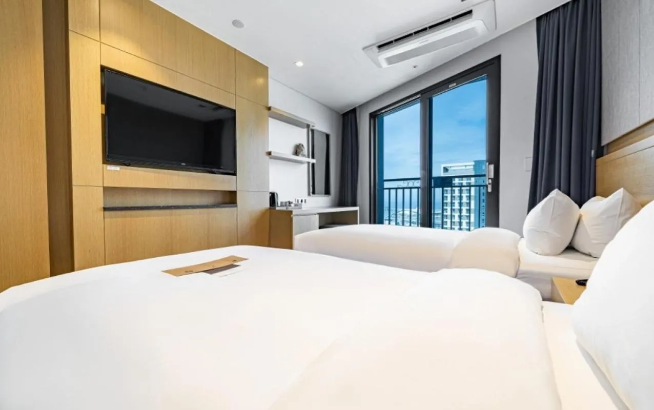 Bed in Sea Cruise Hotel