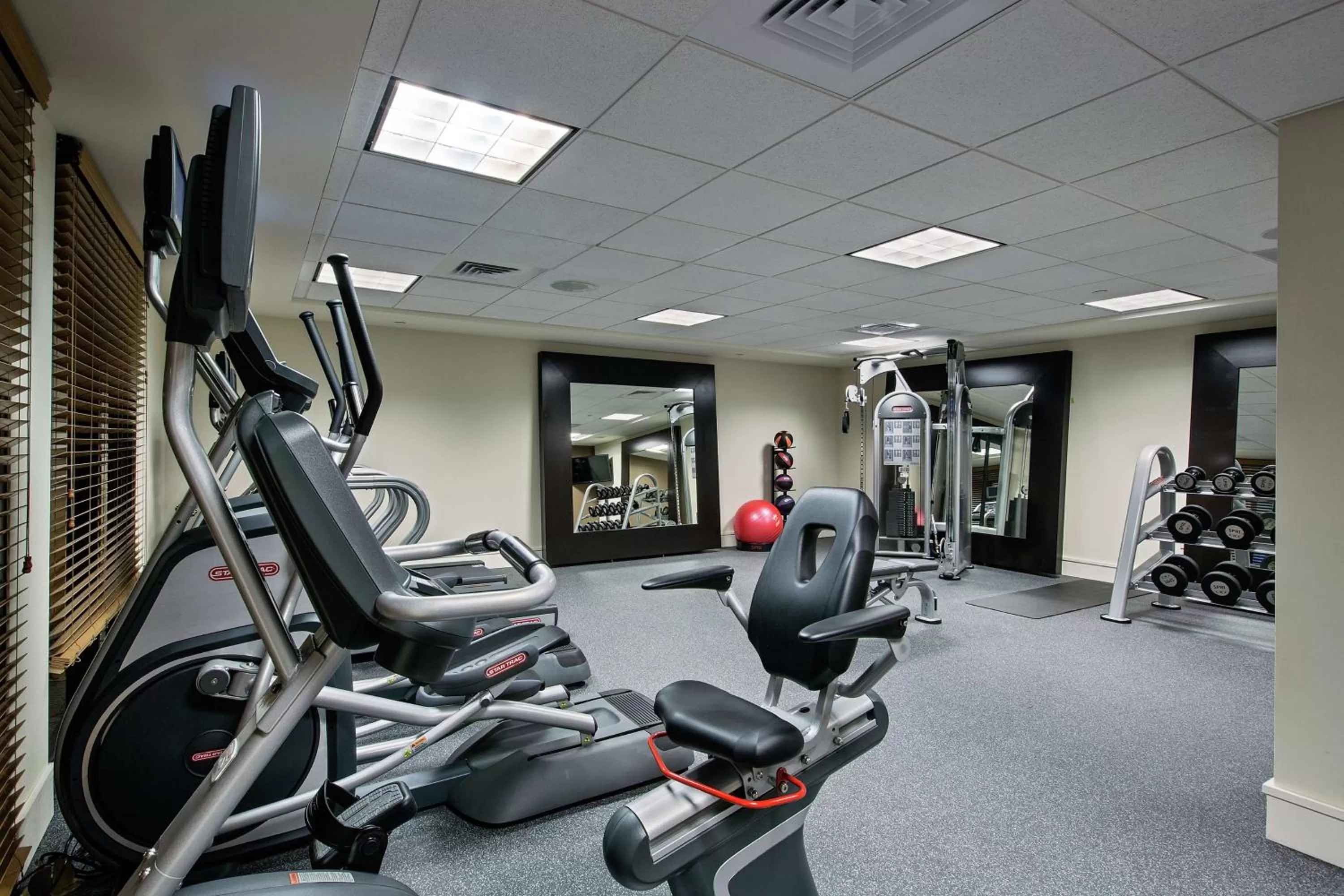 Fitness centre/facilities in Hilton Garden Inn Lincoln Downtown/Haymarket