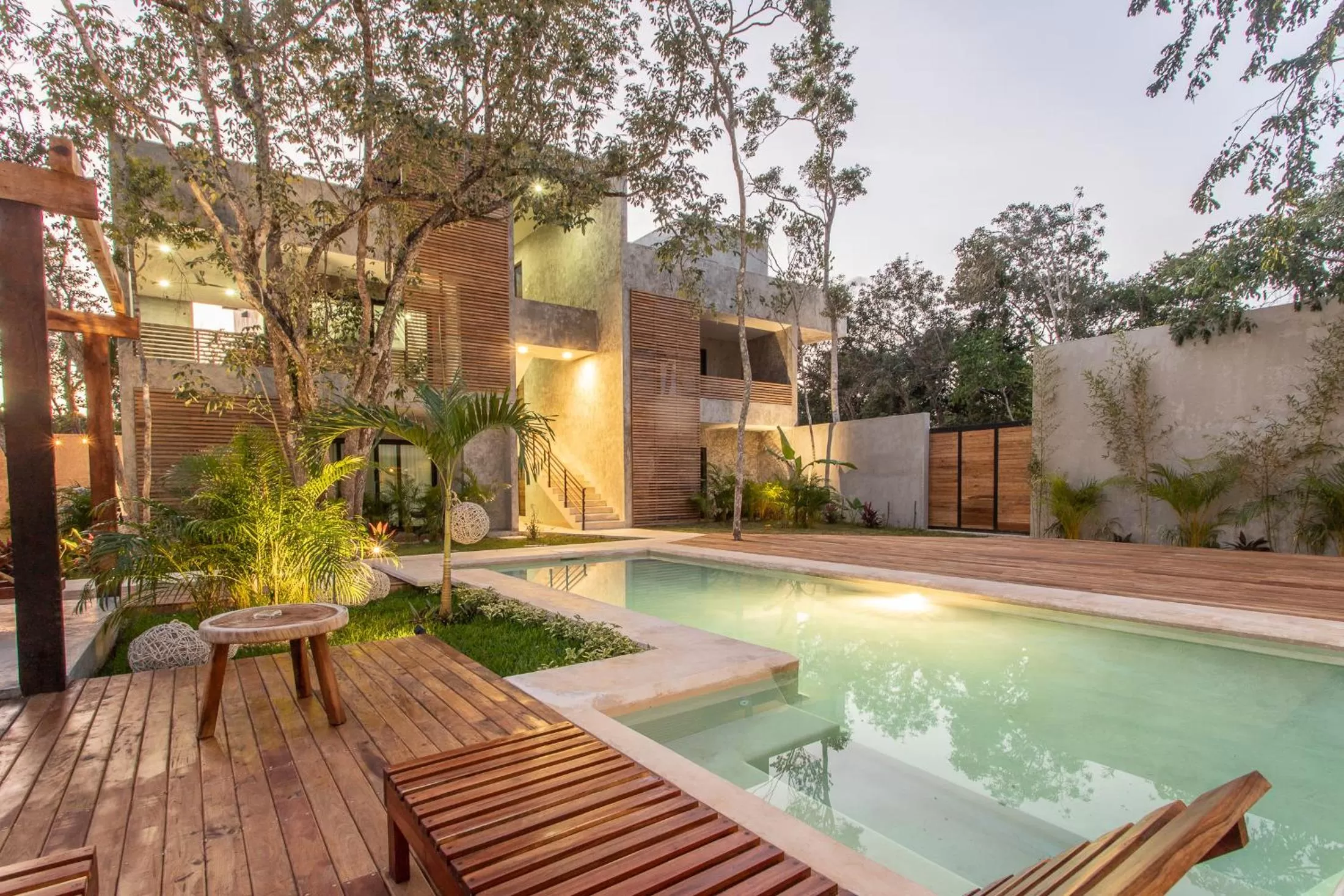 Swimming pool in Panacea Condo Tulum