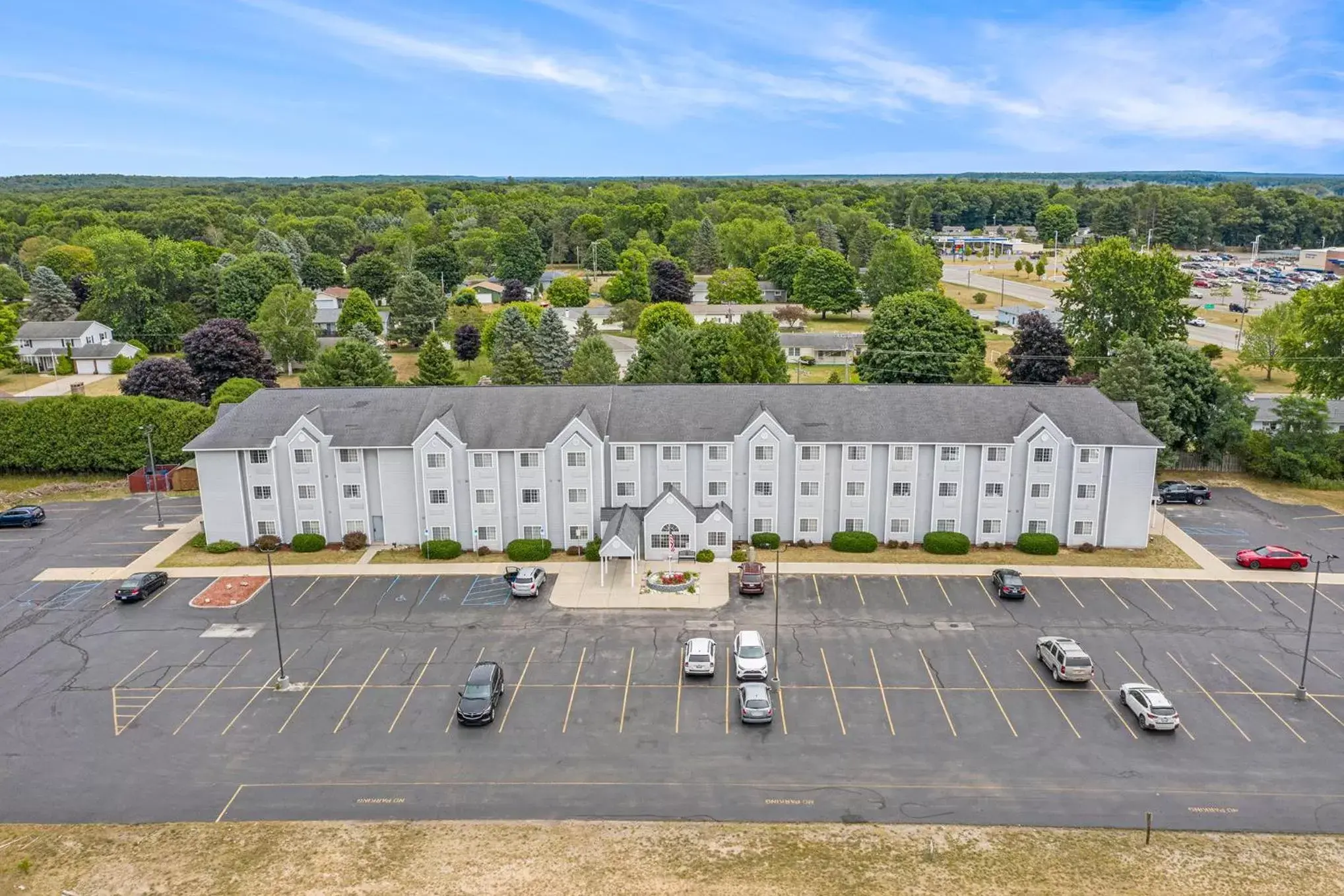 Property building in Microtel Inn and Suites Manistee