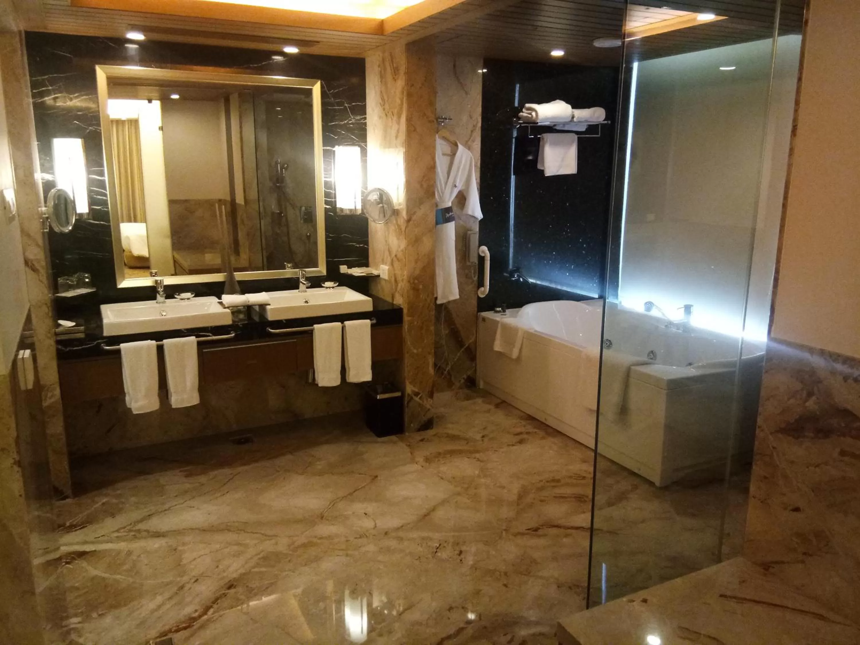 Bathroom in Radisson Blu Hotel, Nagpur