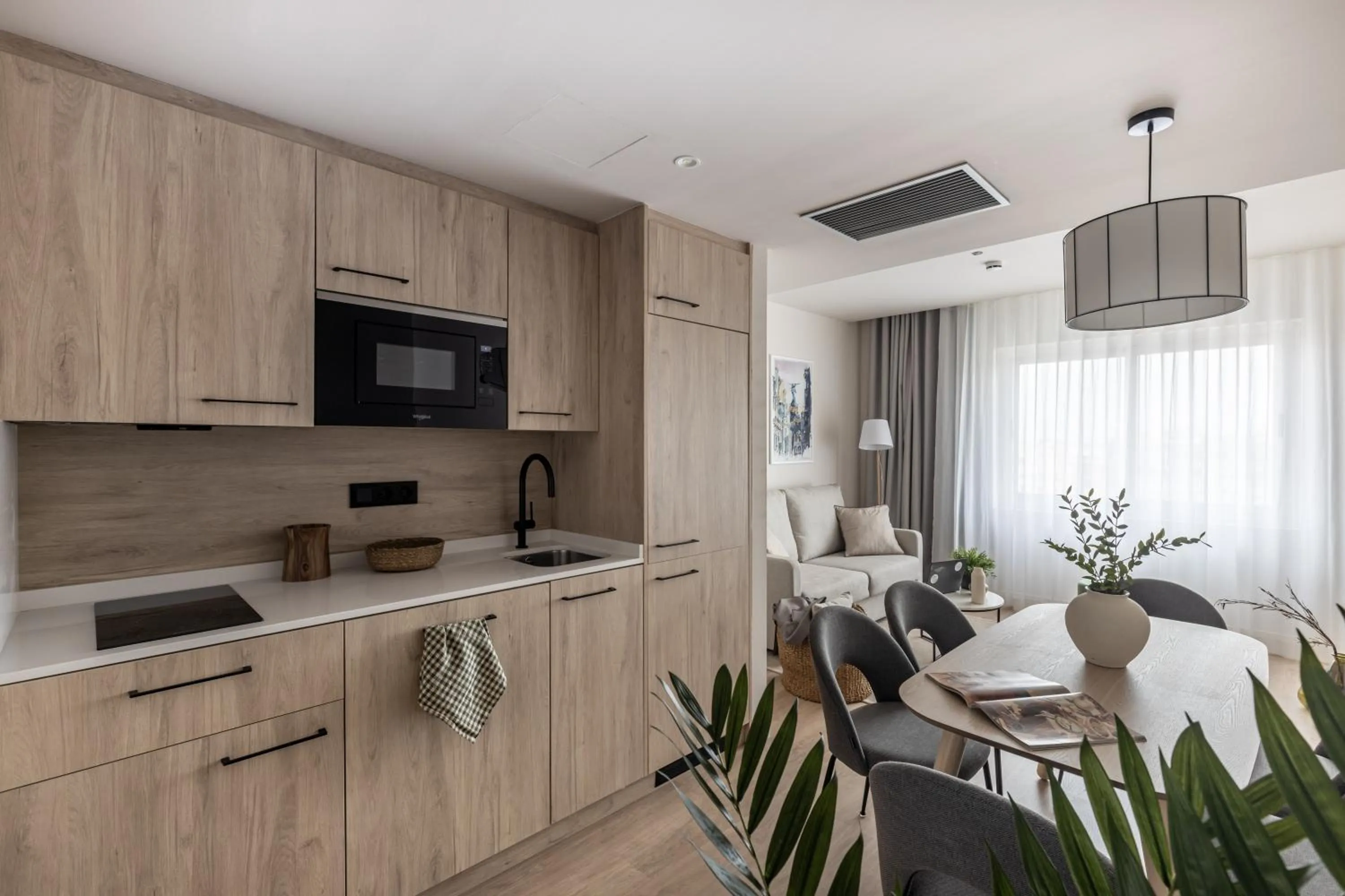 Kitchen or kitchenette in Líbere Madrid Chamberí