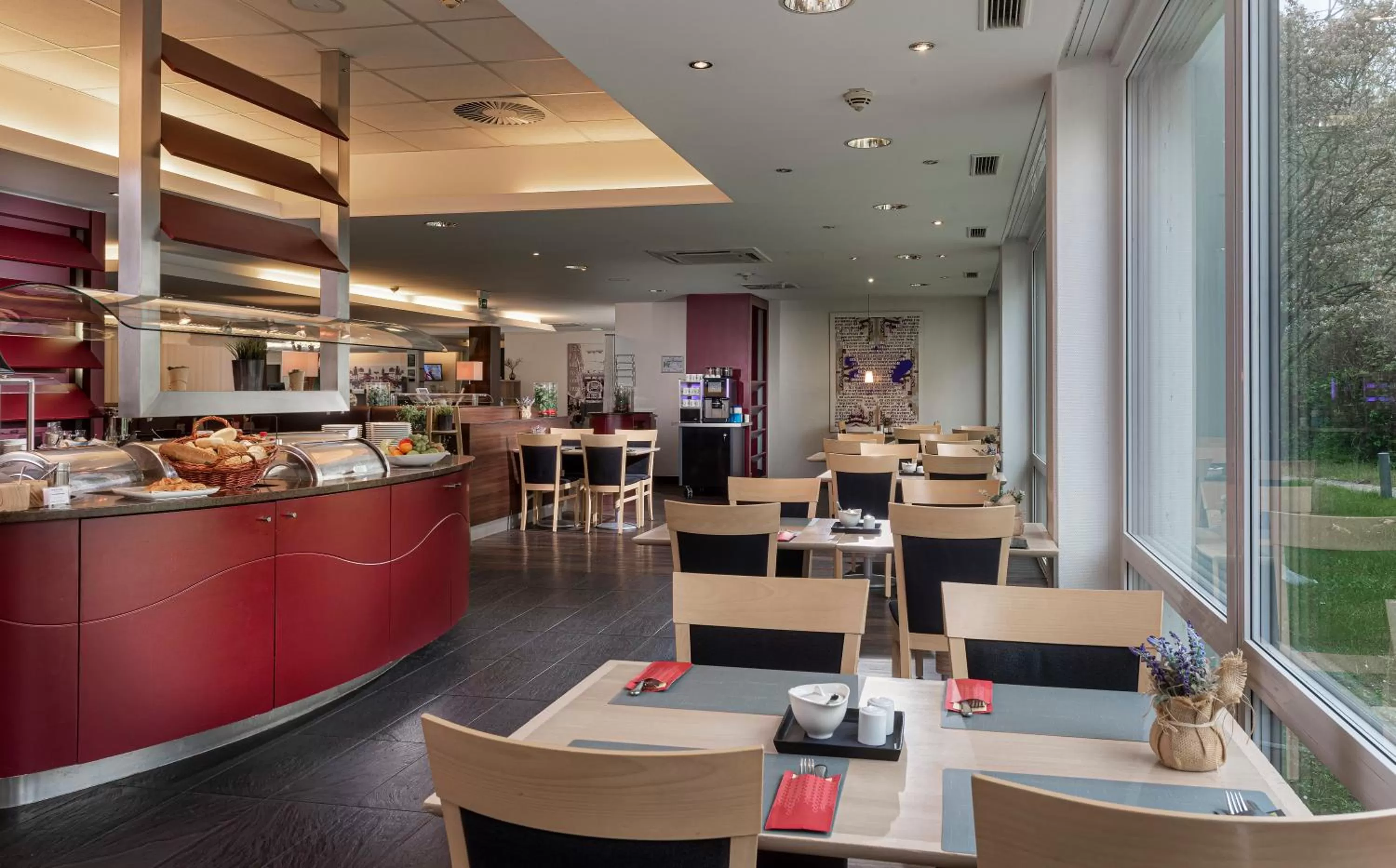 Breakfast, Restaurant/Places to Eat in Mercure Hotel Düsseldorf Süd