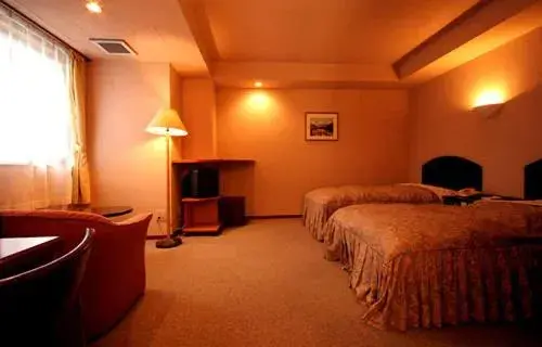 Photo of the whole room, Bed in Hakuba Hotel Ougiya
