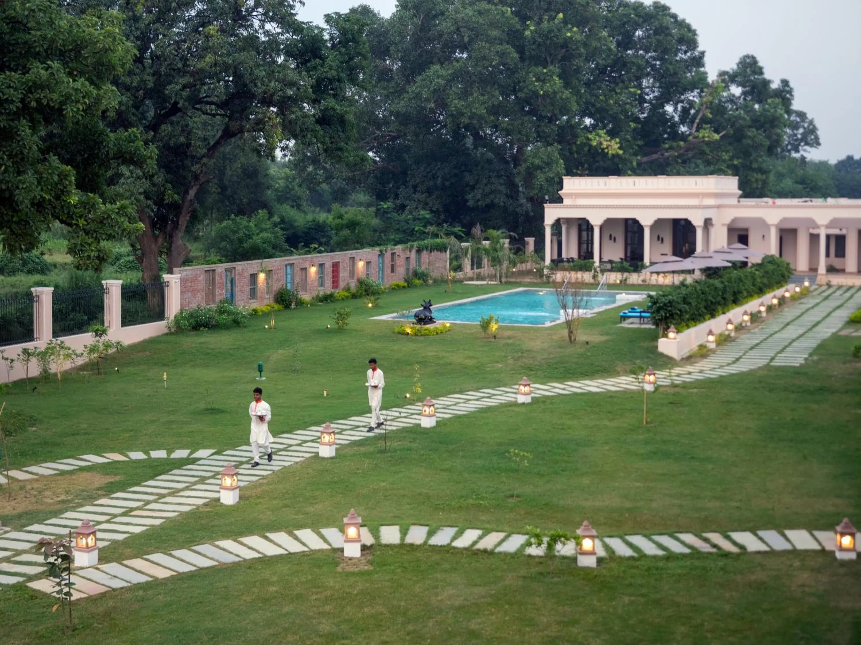 Garden in Tree of Life Resort & Spa Varanasi