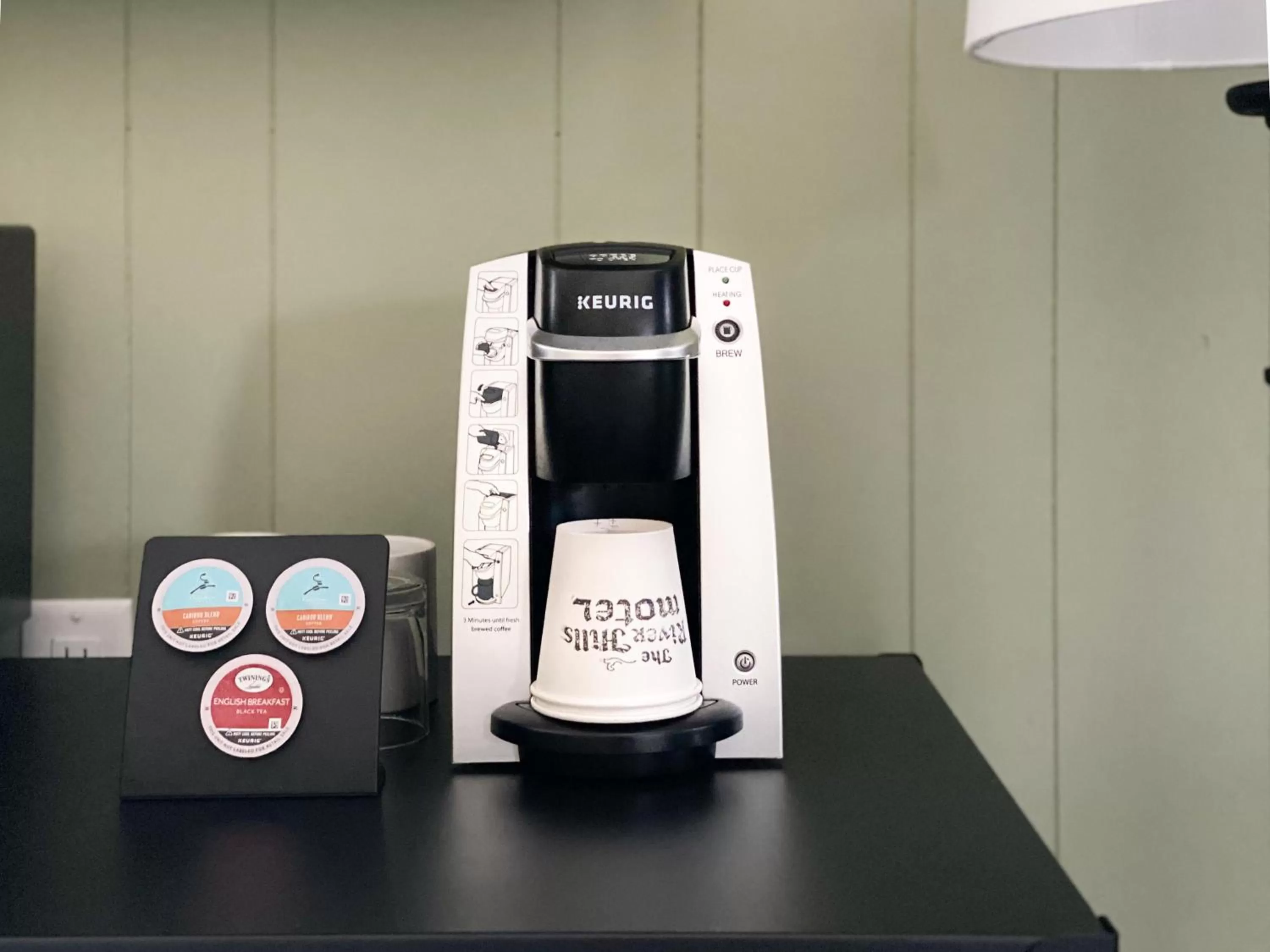 Coffee/tea facilities in The River Hills Motel - Algoma, WI - Near Door County