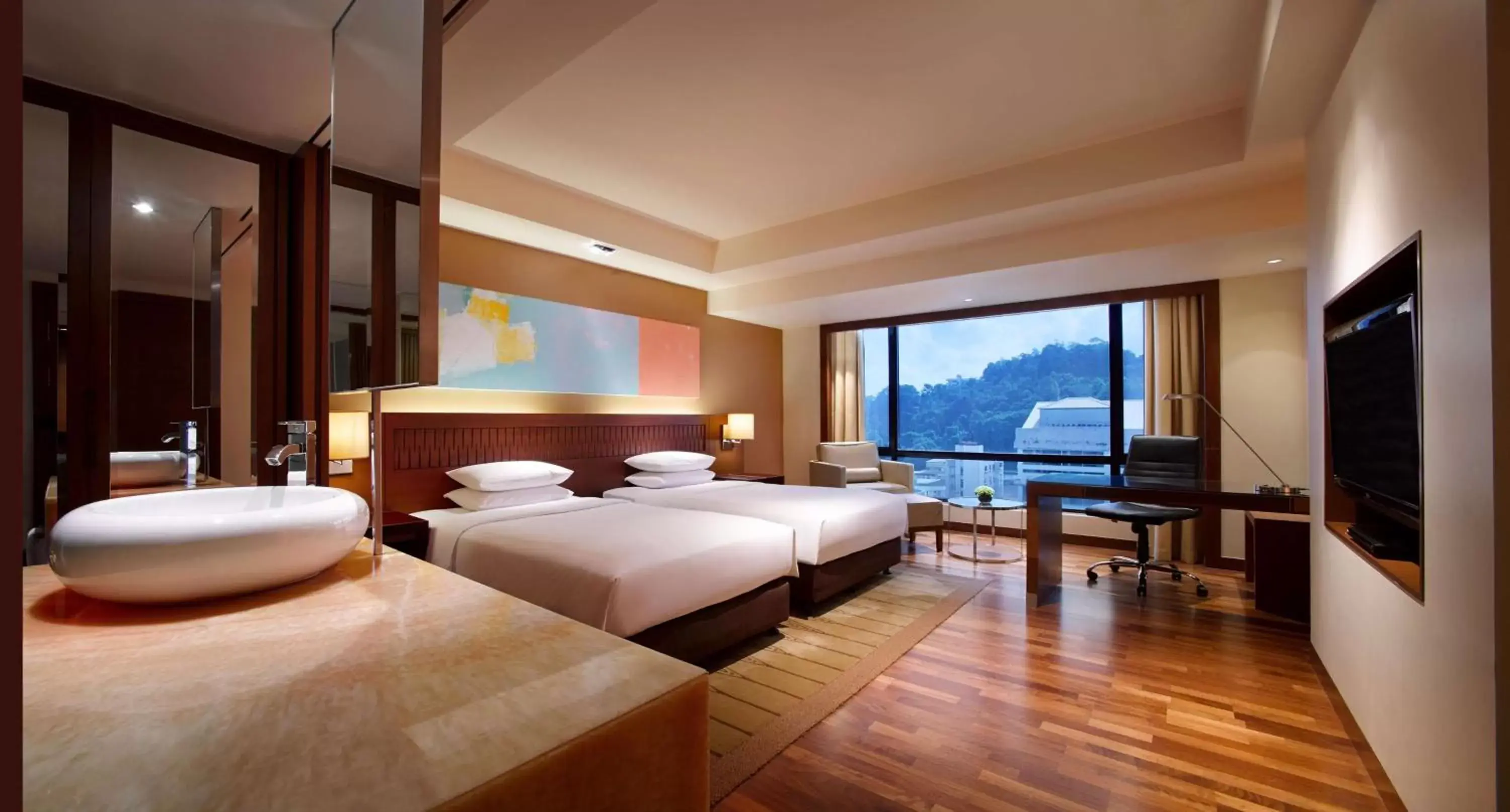 Photo of the whole room in Hyatt Regency Kinabalu