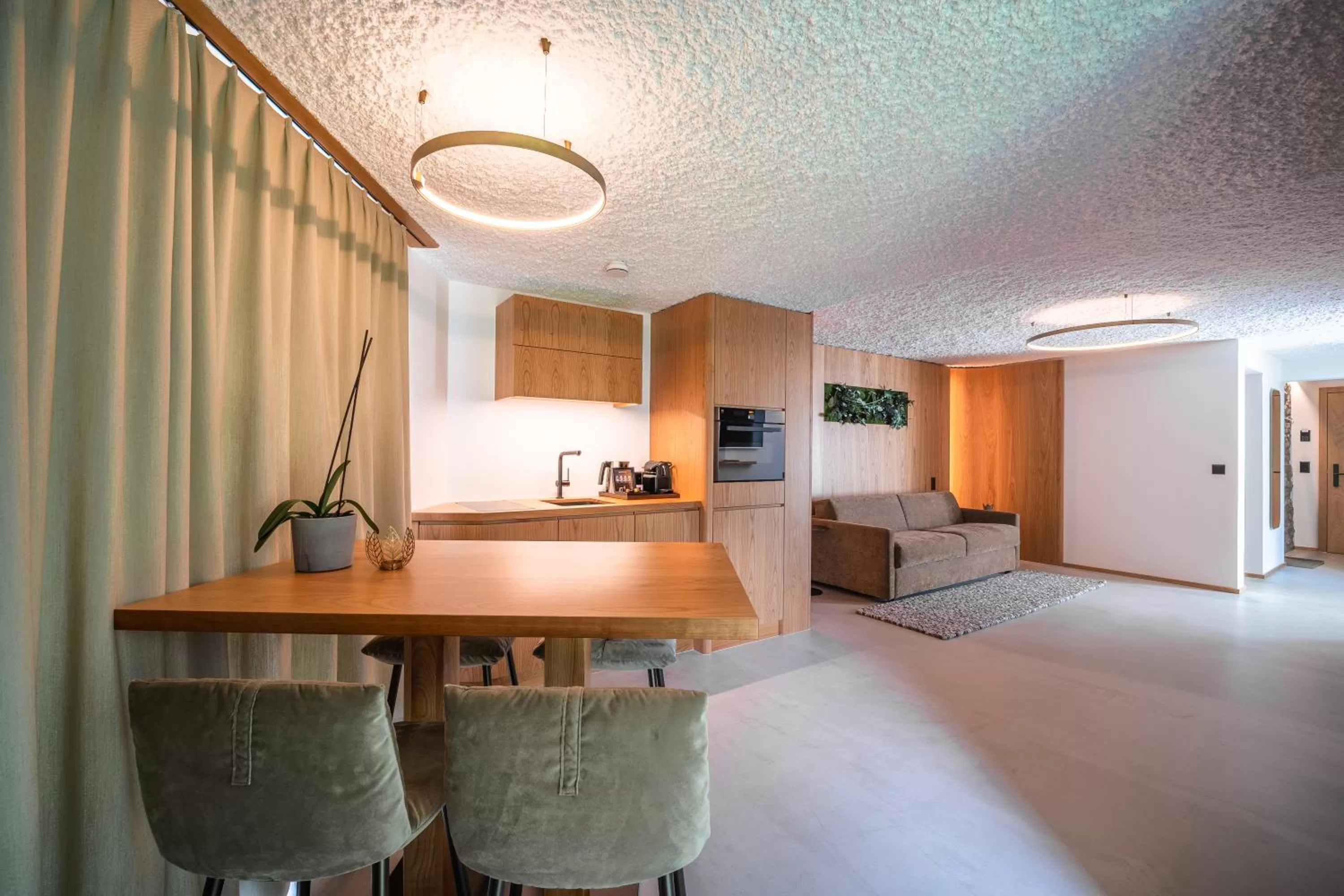 Kitchen or kitchenette in Boutique Hotel La Gorge