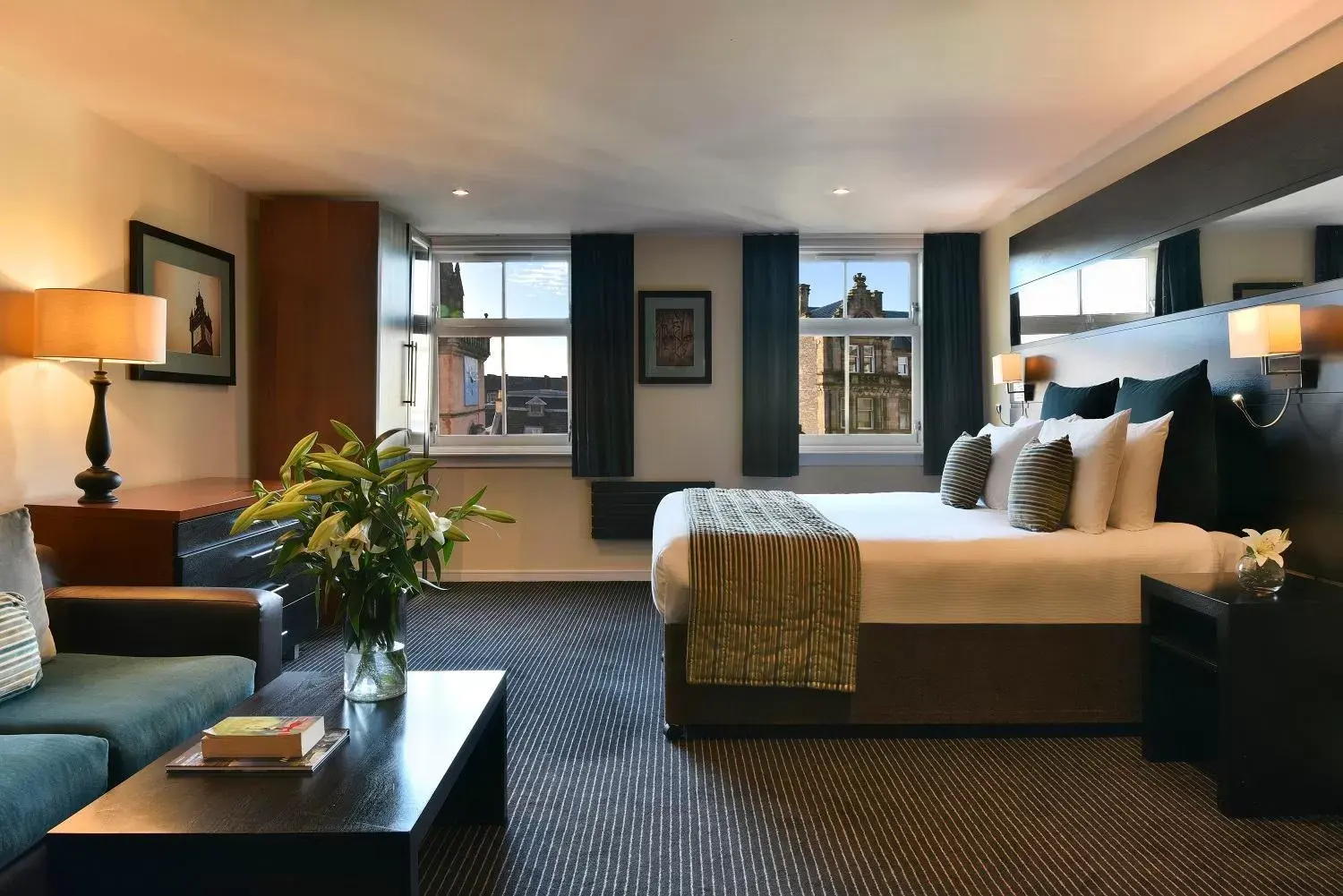 Bedroom in Fraser Suites Glasgow
