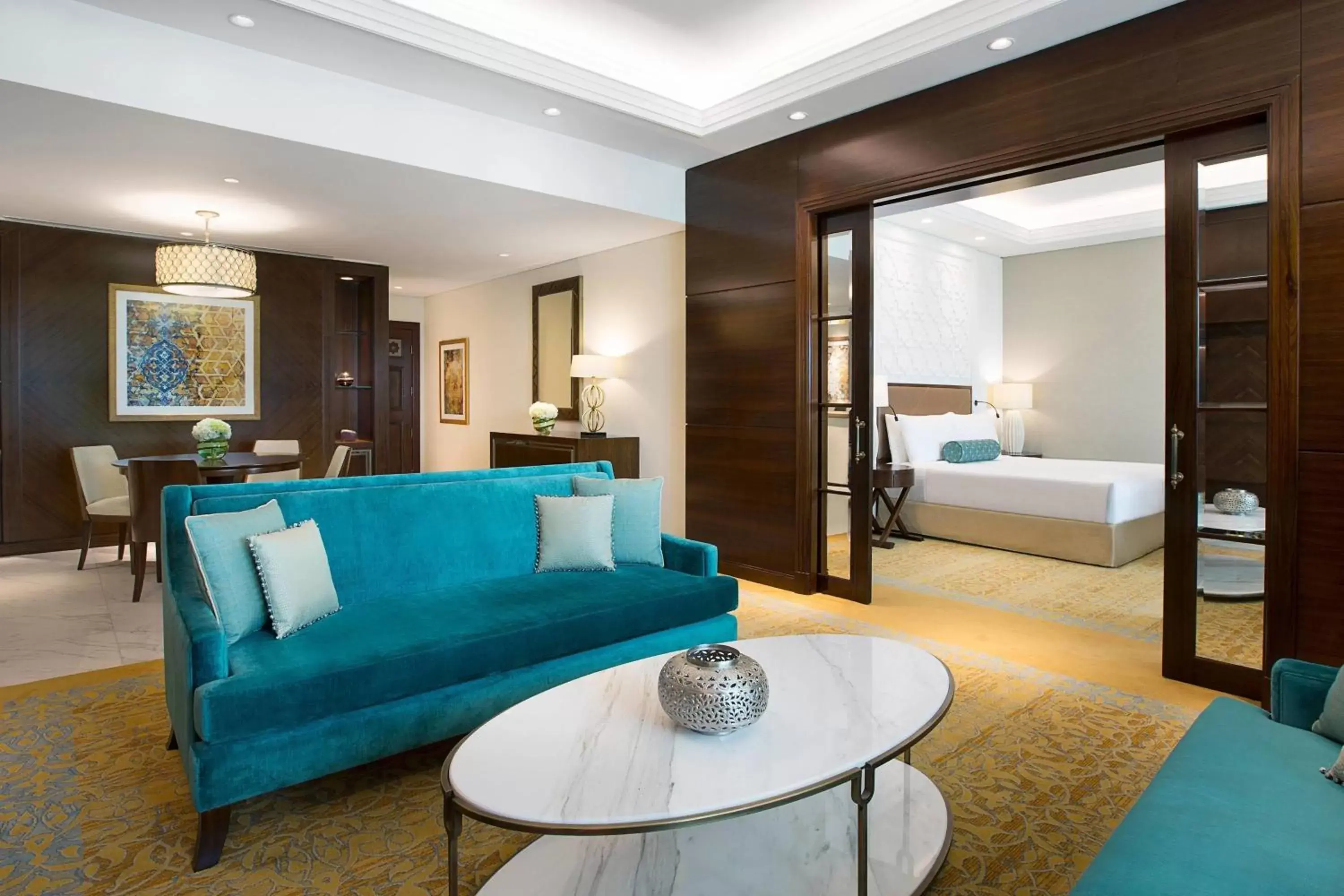 Living room, Seating Area in The Ritz-Carlton, Dubai