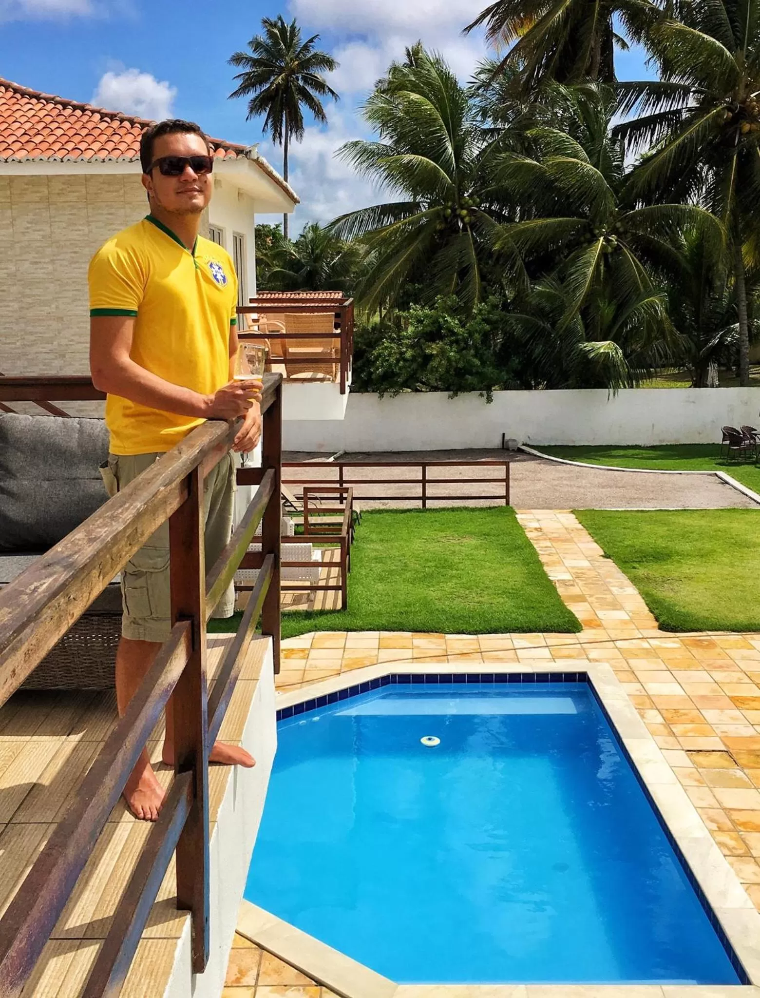 Pool view in Manga Verde Beach Residence