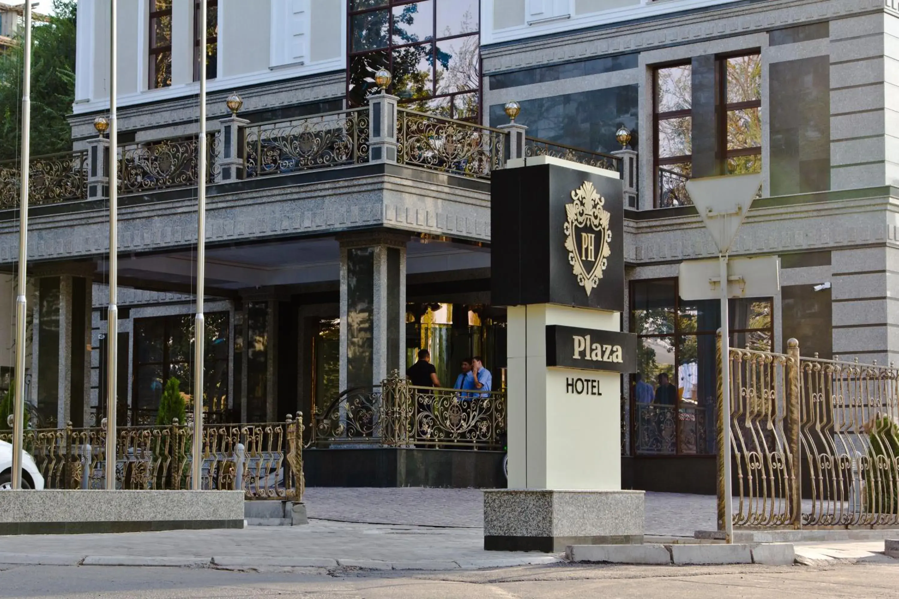 Facade/entrance in Plaza Hotel Bishkek