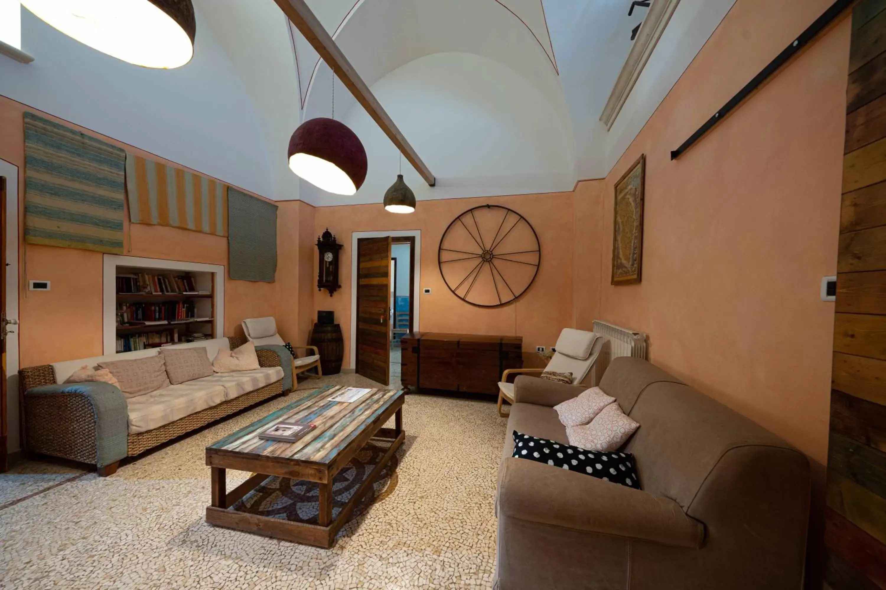 Communal lounge/ TV room, Seating Area in B&B Palazzo la Traja