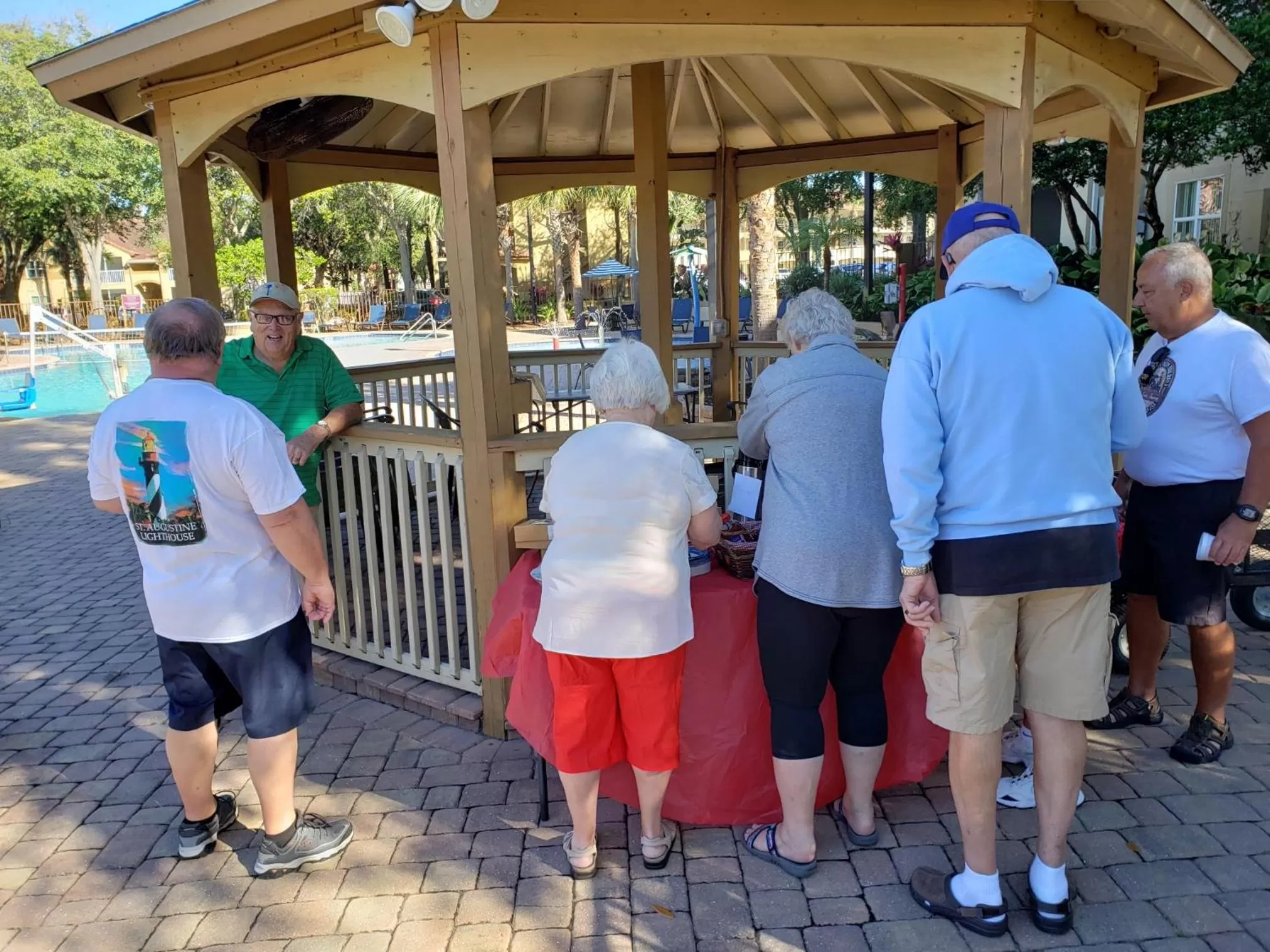 group of guests in Blue Tree Resort at Lake Buena Vista