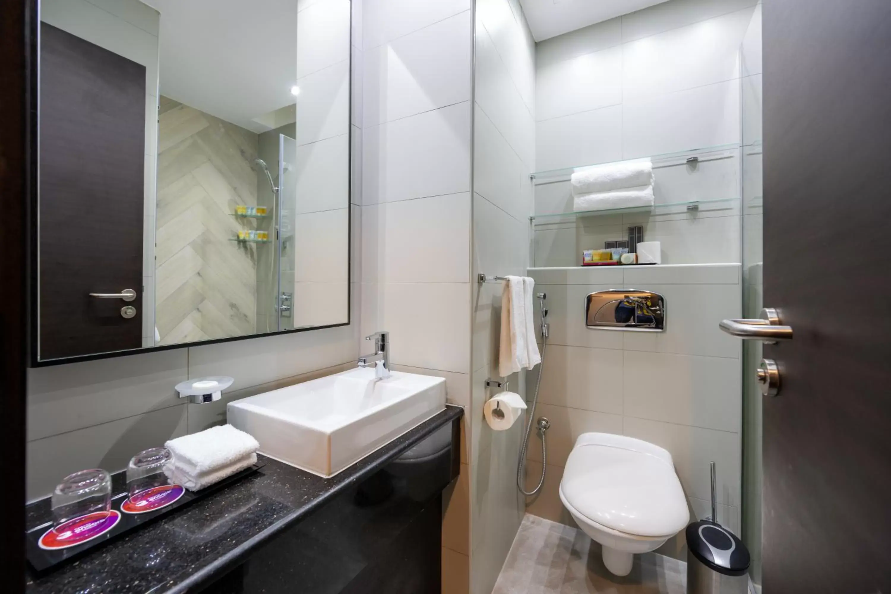 Bathroom in Ramada Encore Doha by Wyndham