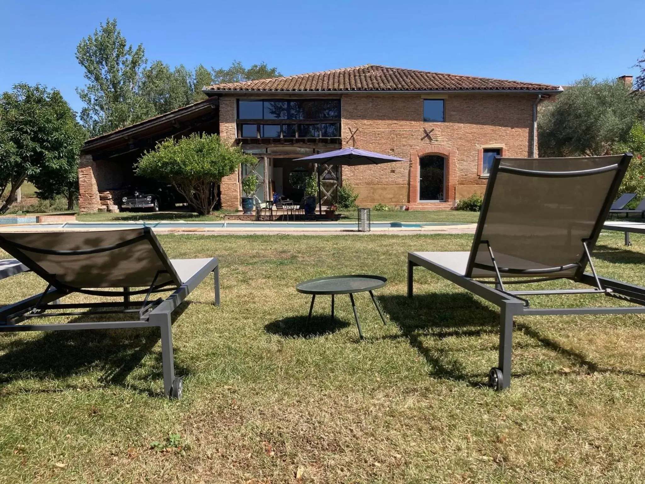 Swimming pool, Property Building in Manoir du Bouyssou