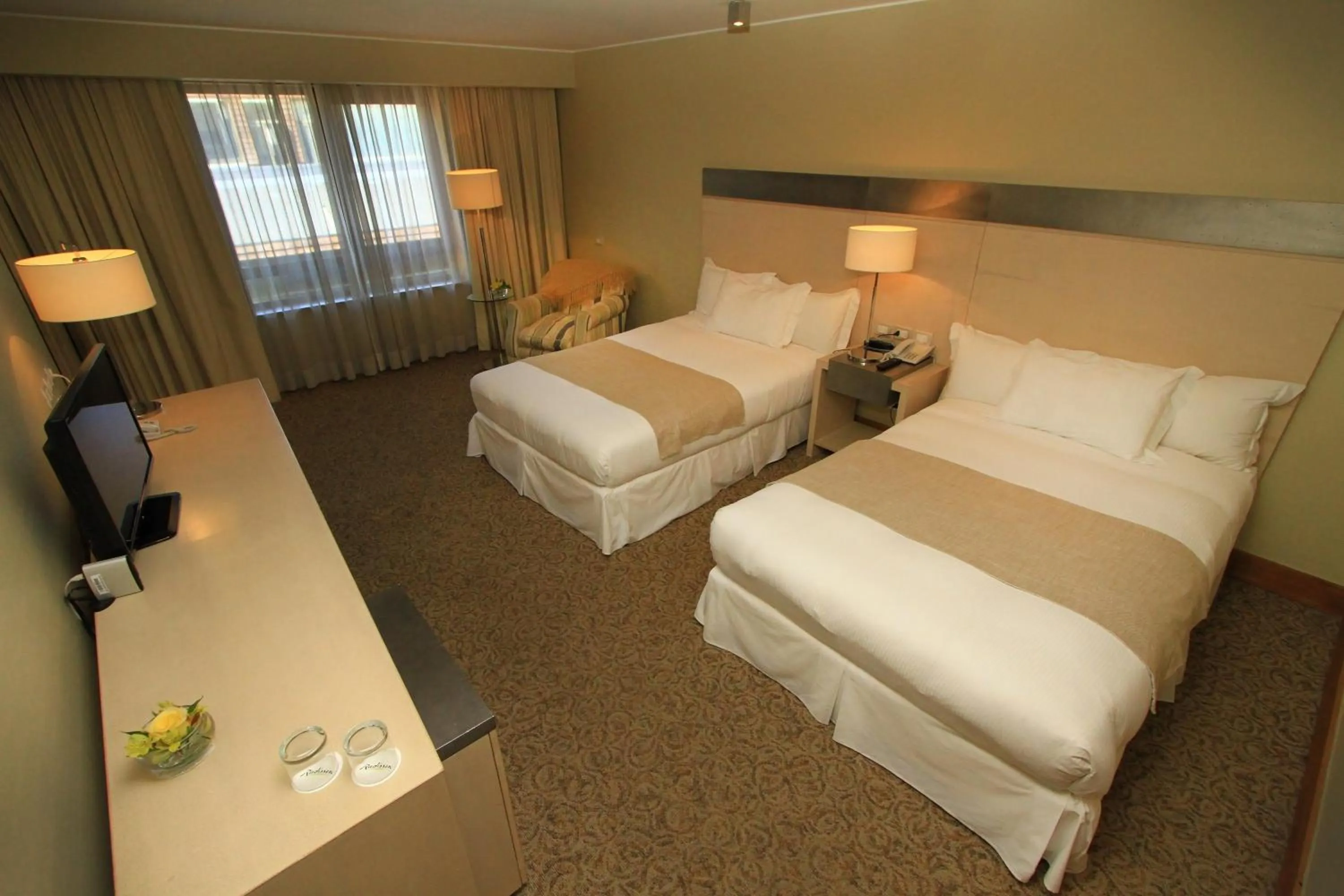 Bed in Radisson Hotel Puerto Varas