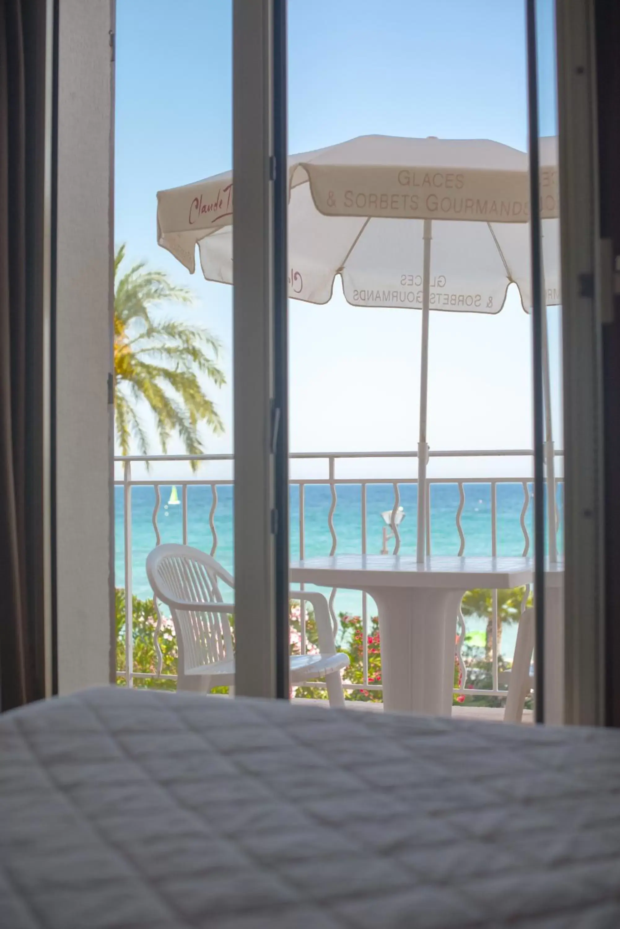 Balcony/Terrace, Pool View in Hotel et Appartements Reine D'Azur