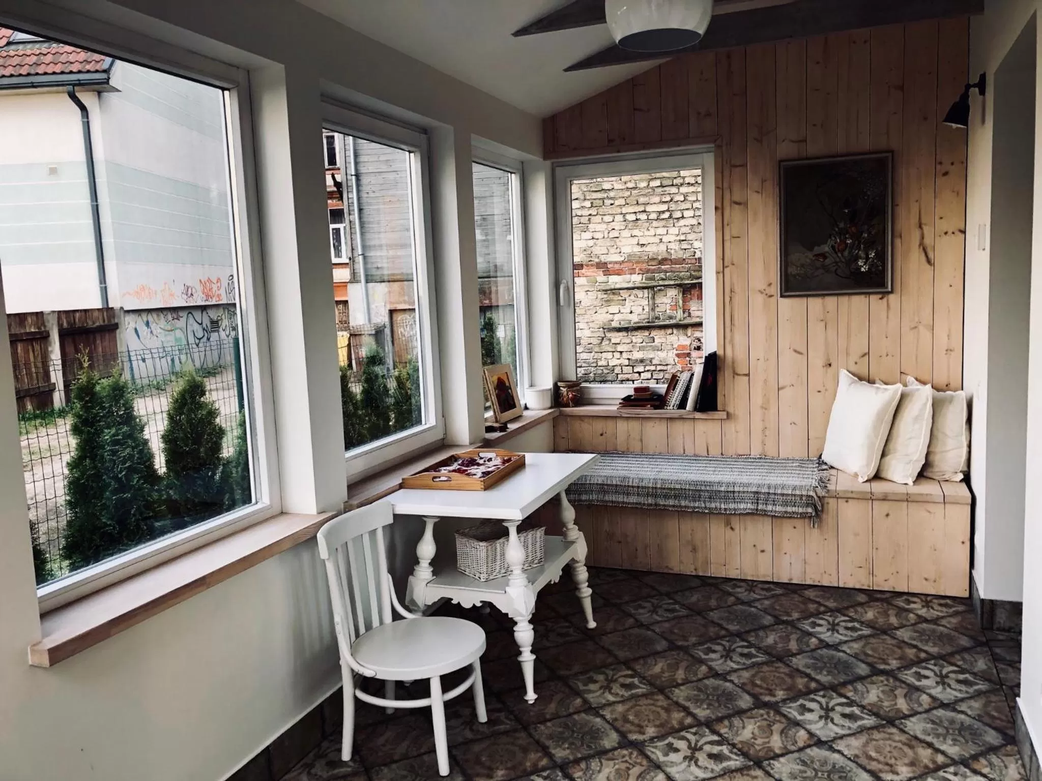 Seating area in Hotel Vilhelmine