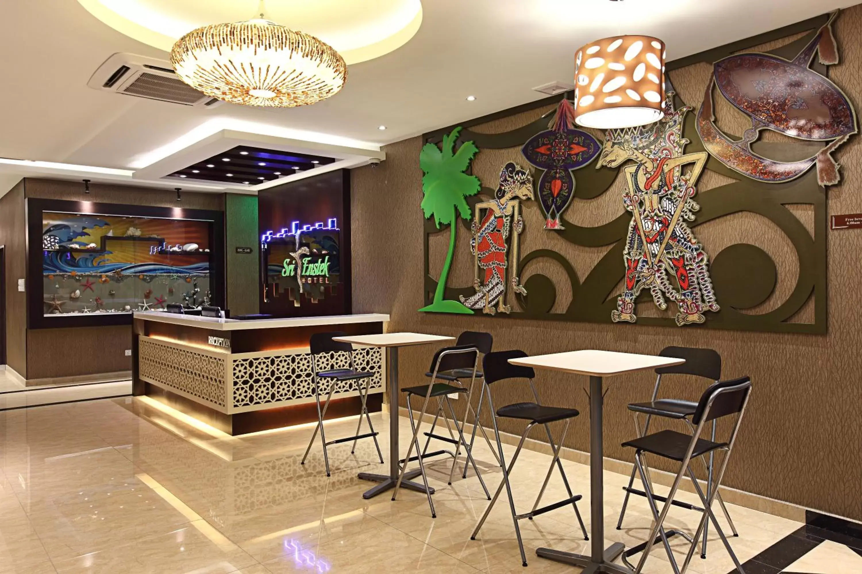 Lobby or reception in Sri Enstek Hotel KLIA, KLIA 2 & F1