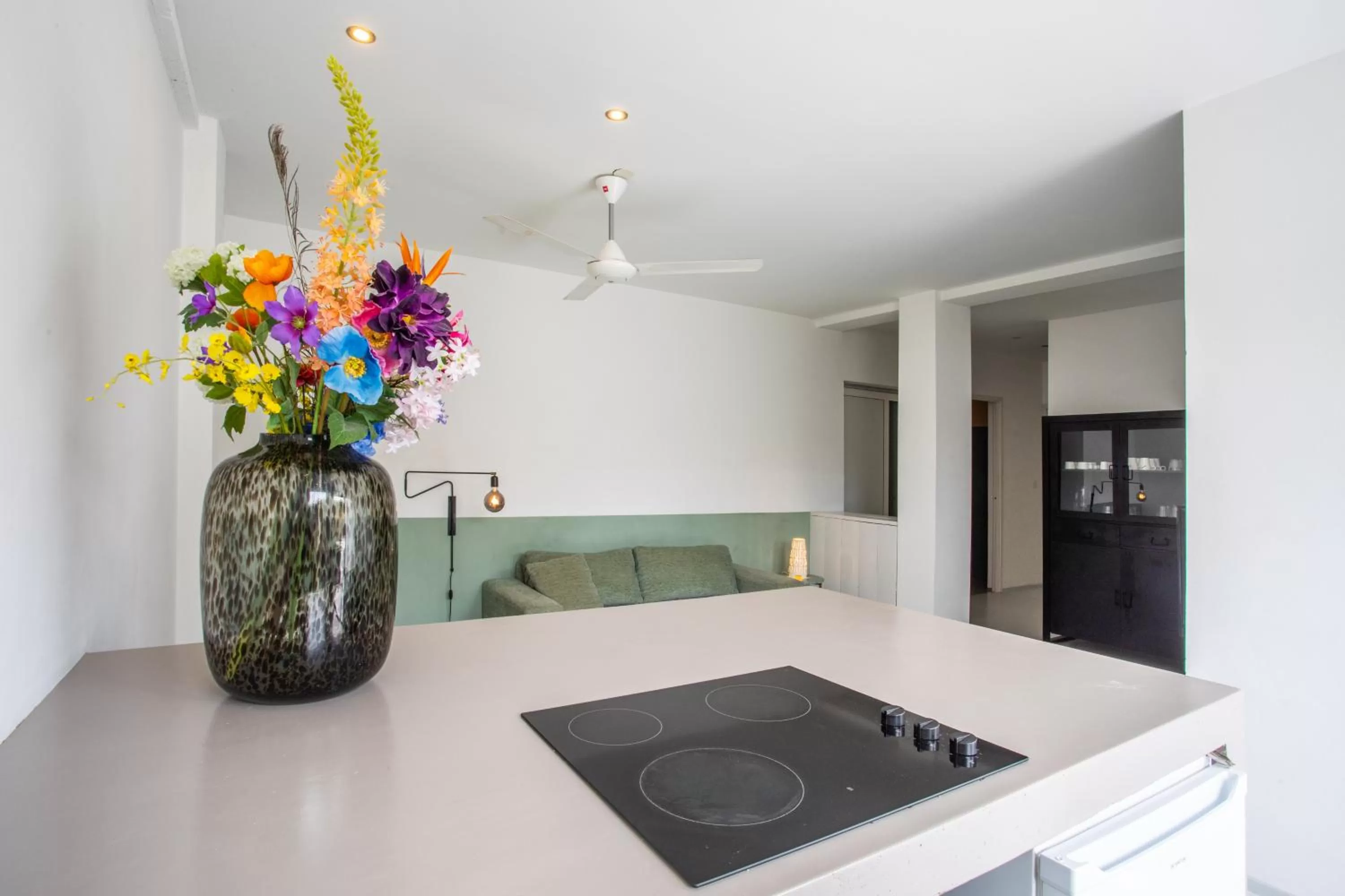 Kitchen or kitchenette in Boutique Hotel & apartments JT Curaçao