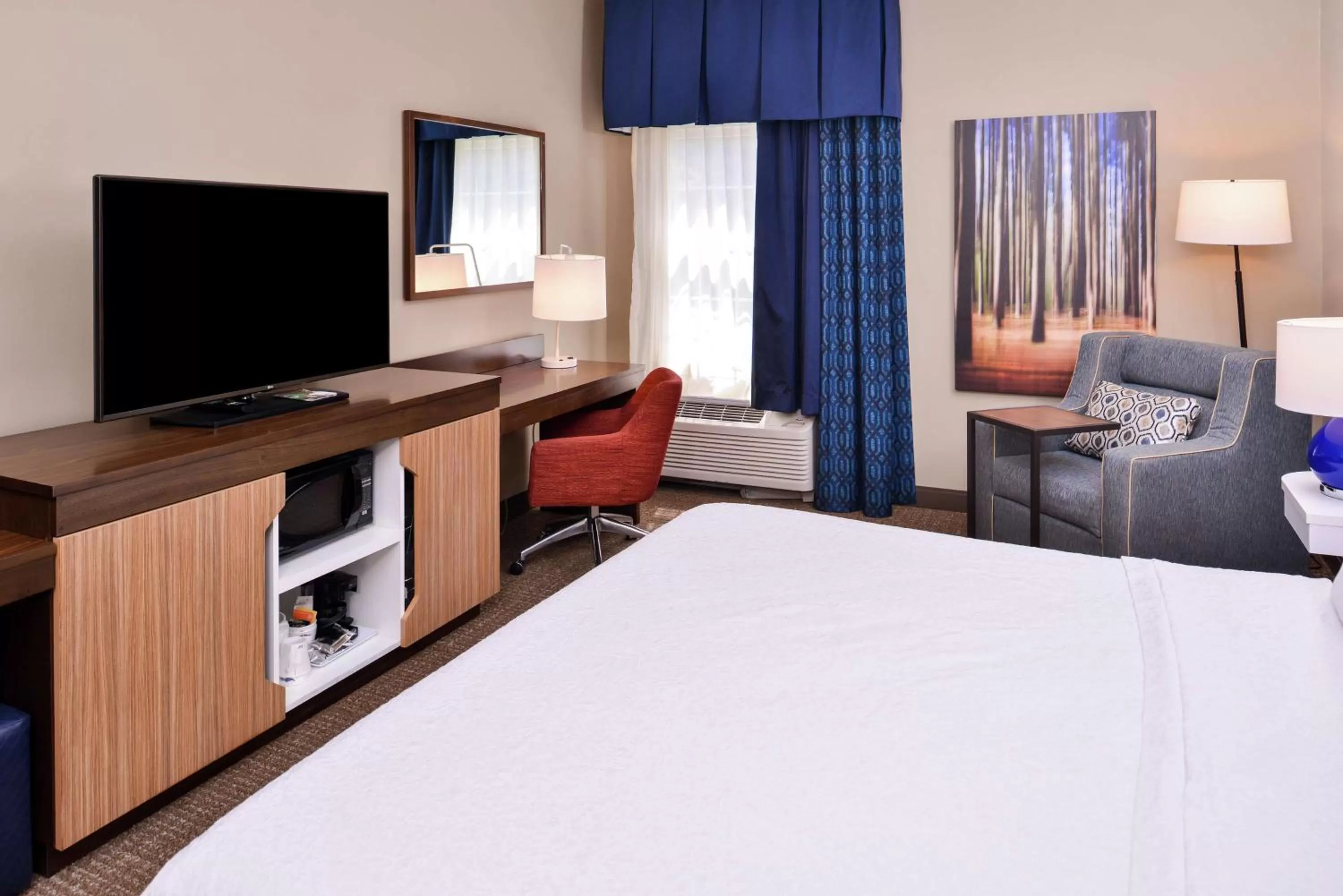 Bedroom, Bed in Hampton Inn Lexington Historic Area