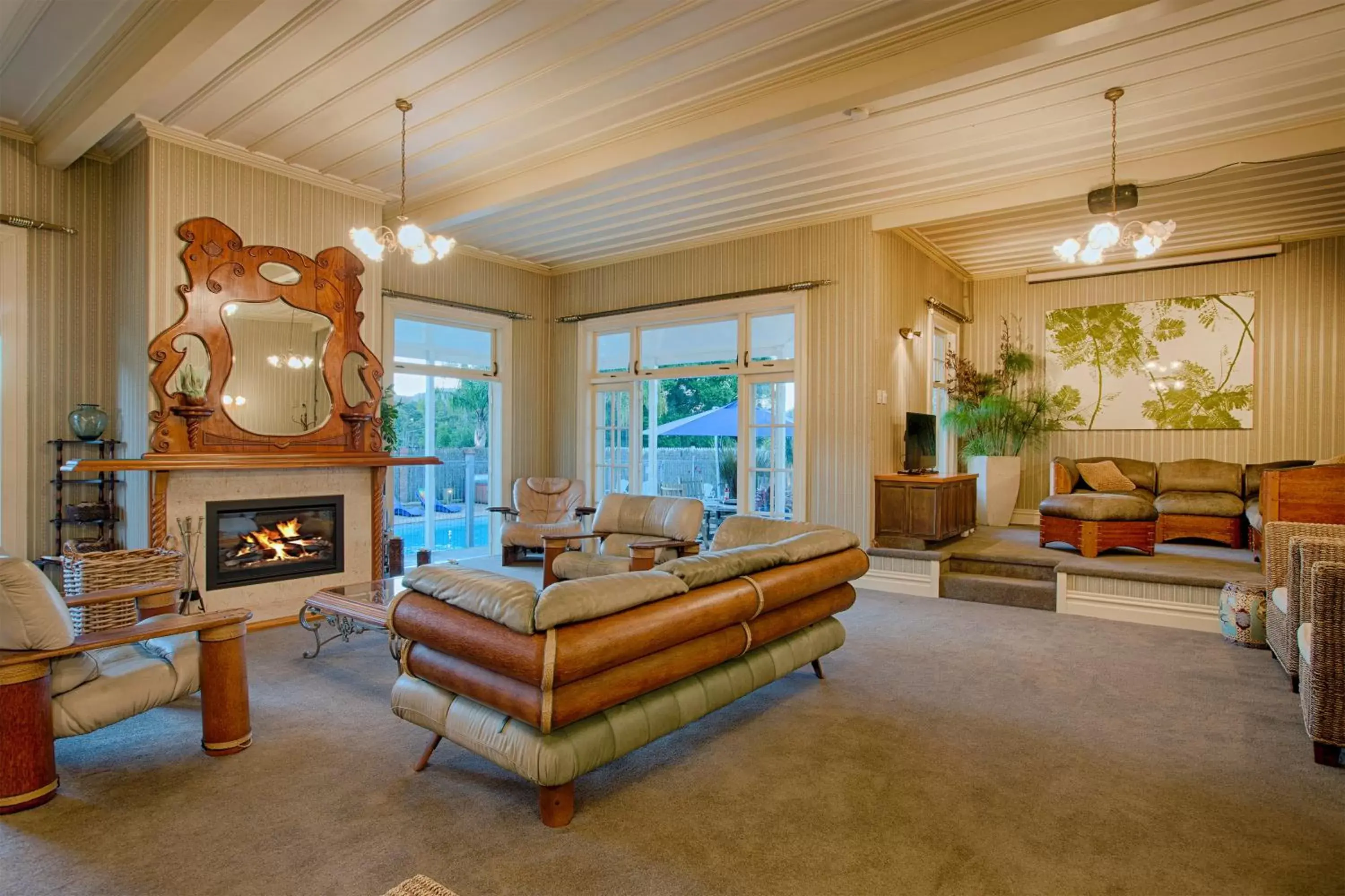 Living room, Seating Area in Warkworth Lodge