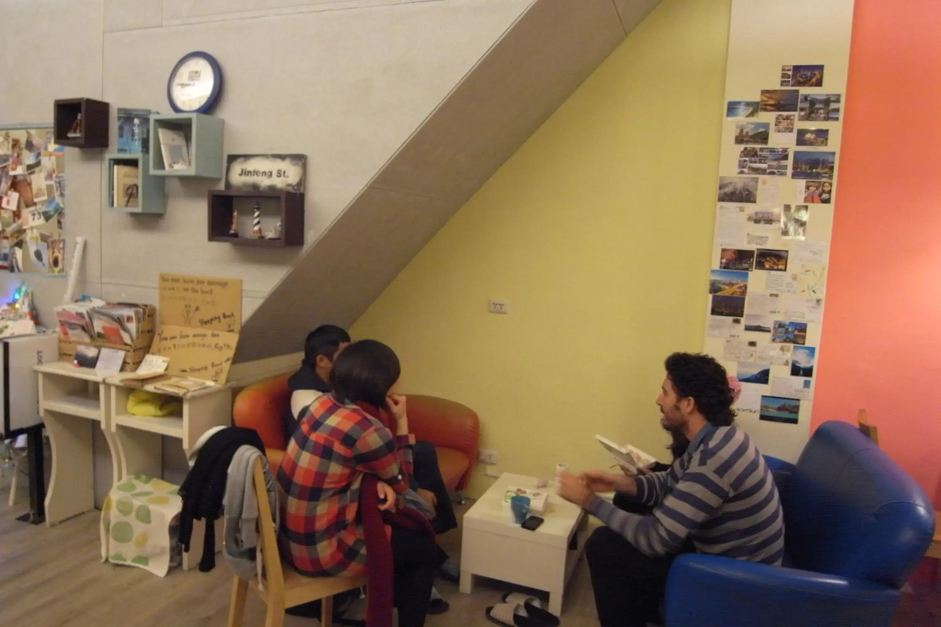 Lobby or reception in Sleeping Boot Hostel Lobby or reception in Sleeping Boot Hostel