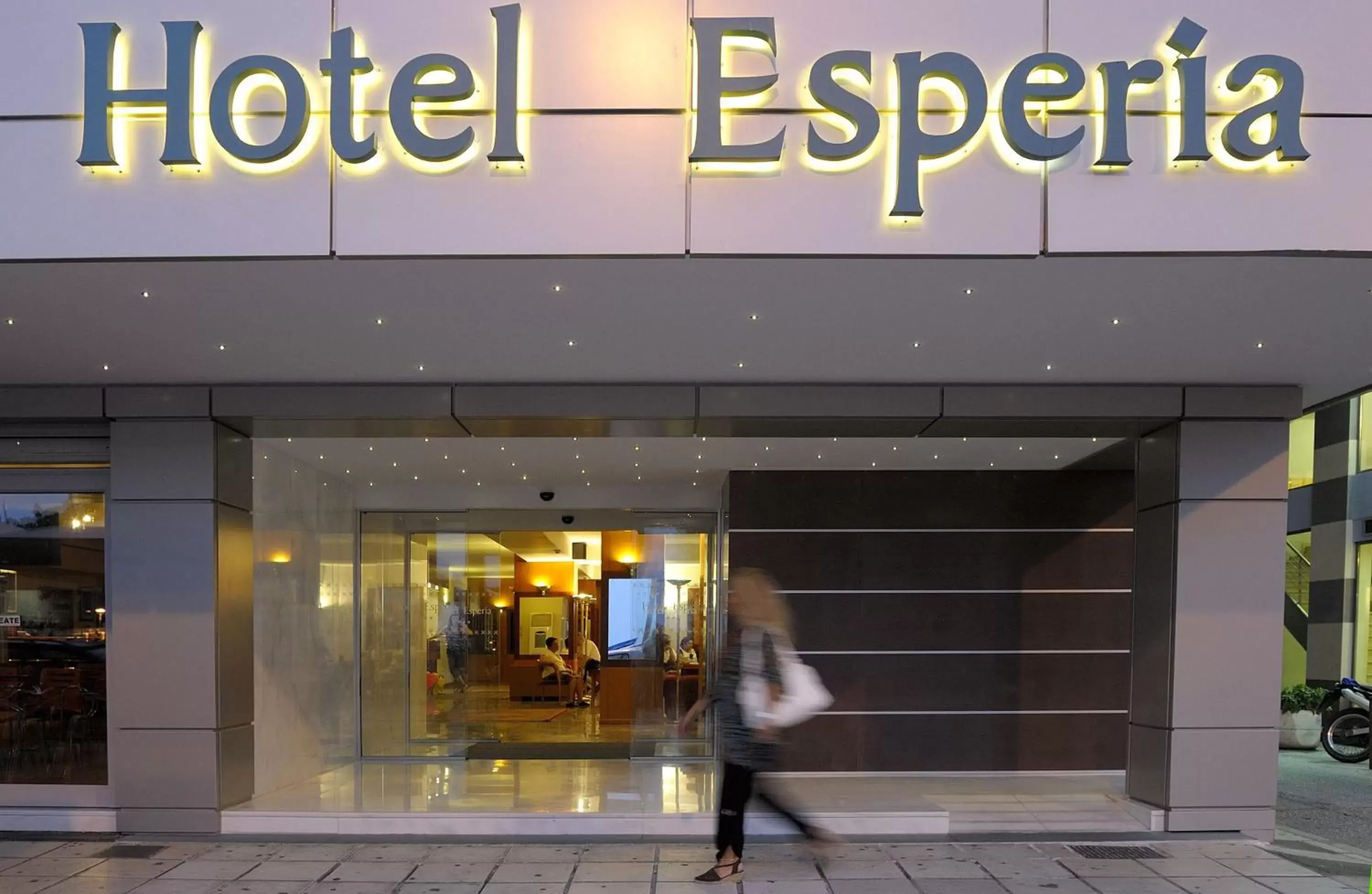 Facade/entrance, Property Logo/Sign in Esperia Hotel