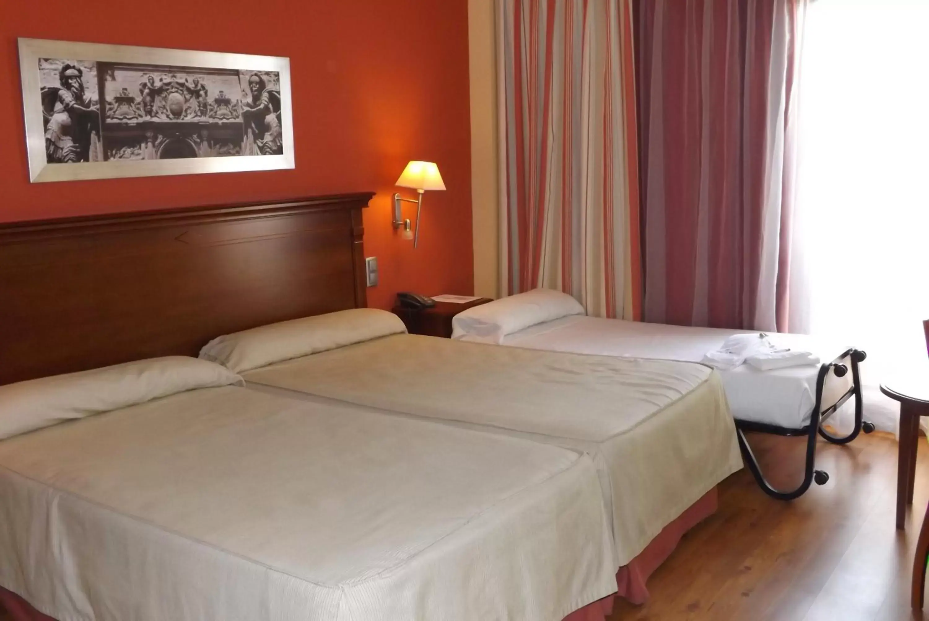 Bed in Hotel Campos de Baeza