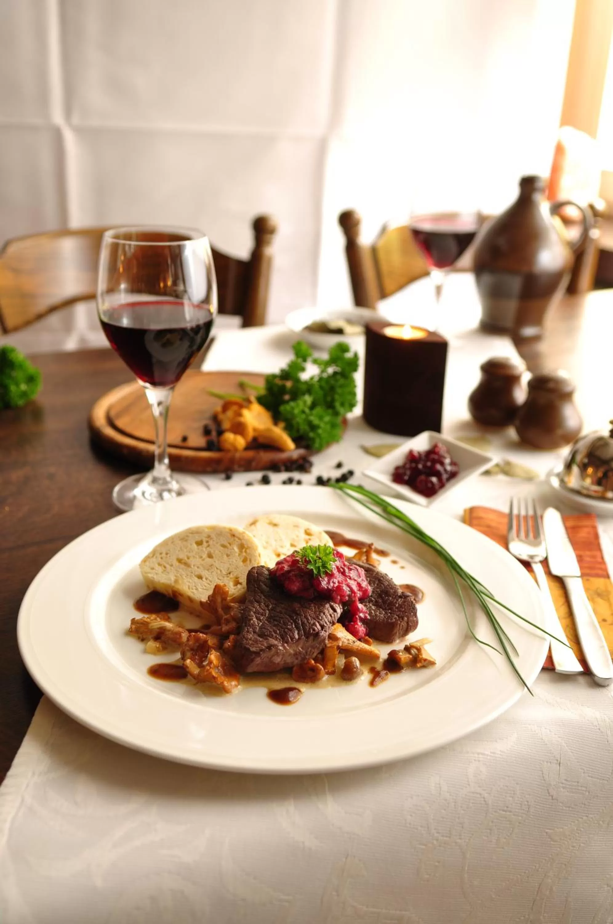 Lunch in GreenLine Ferienhotel Forelle