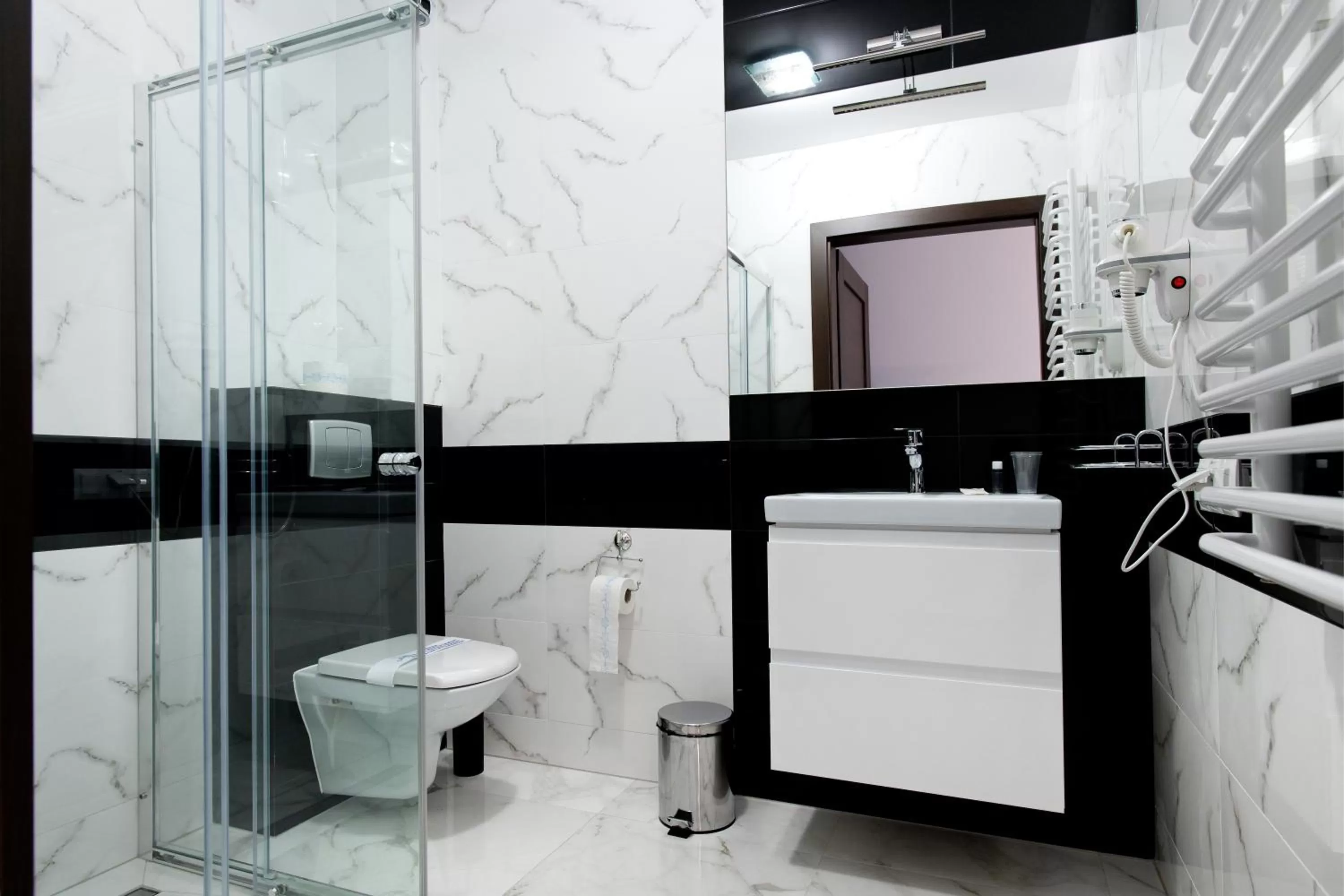 Bathroom in Hotel Campari