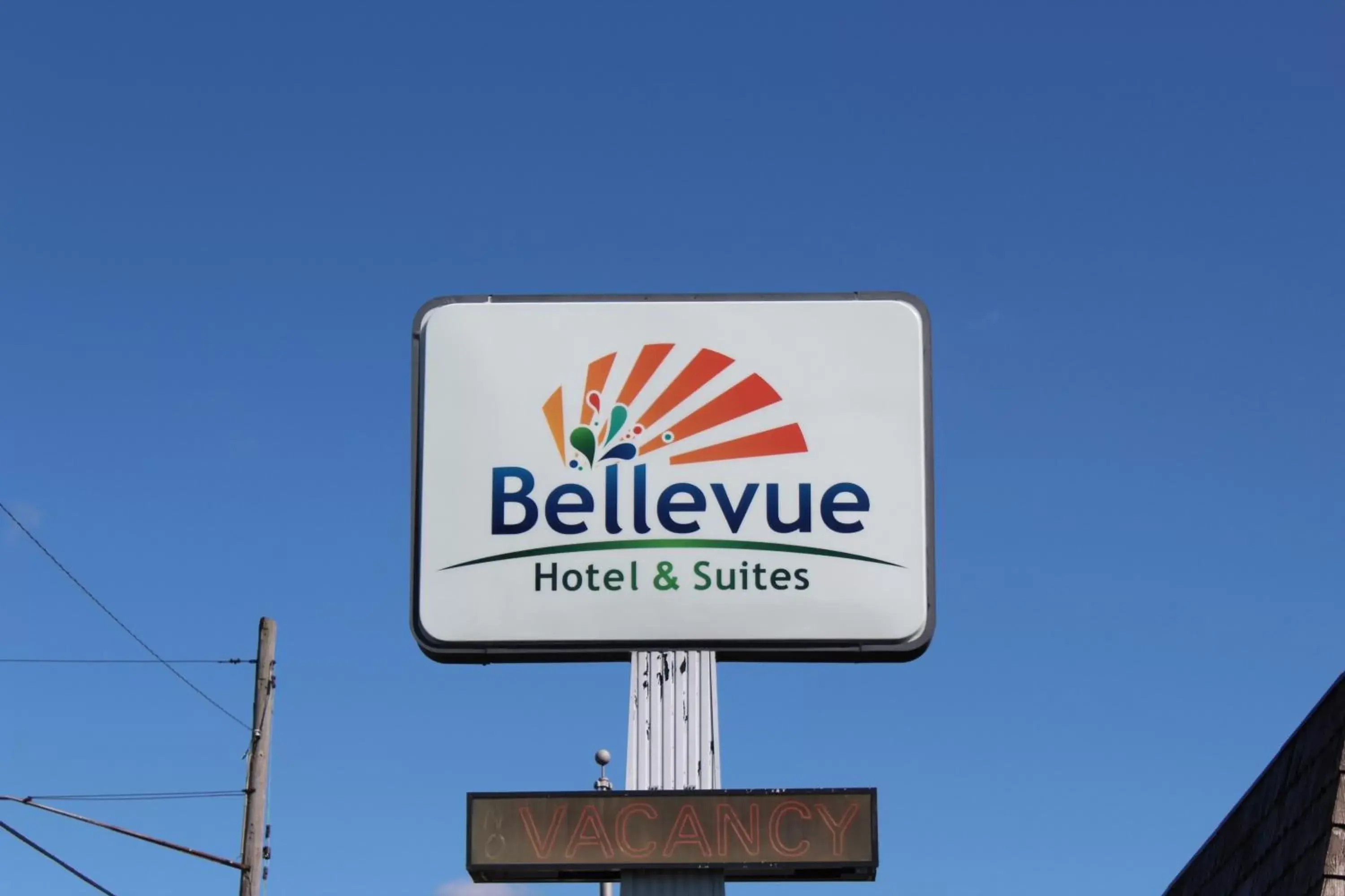 Property logo or sign in Bellevue Hotel and Suites