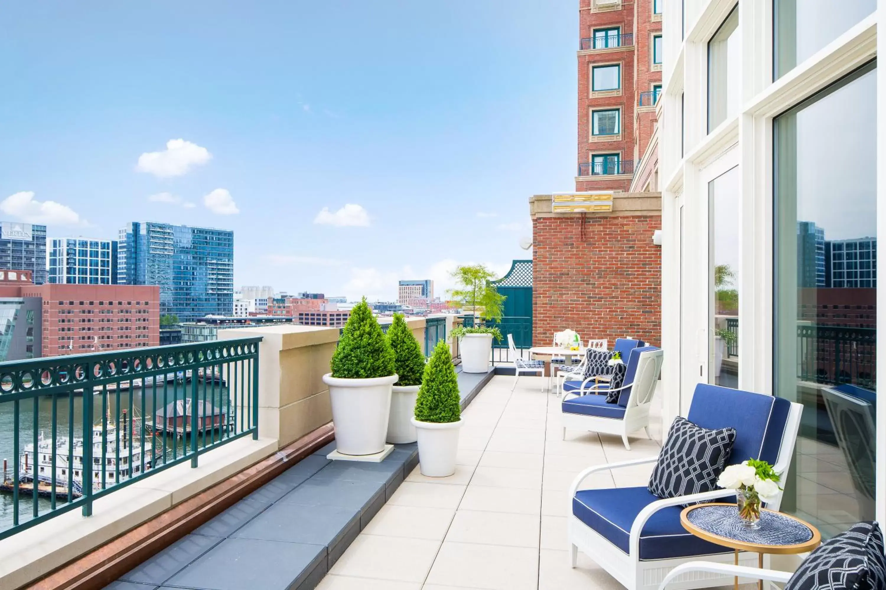 Balcony/Terrace in Boston Harbor Hotel