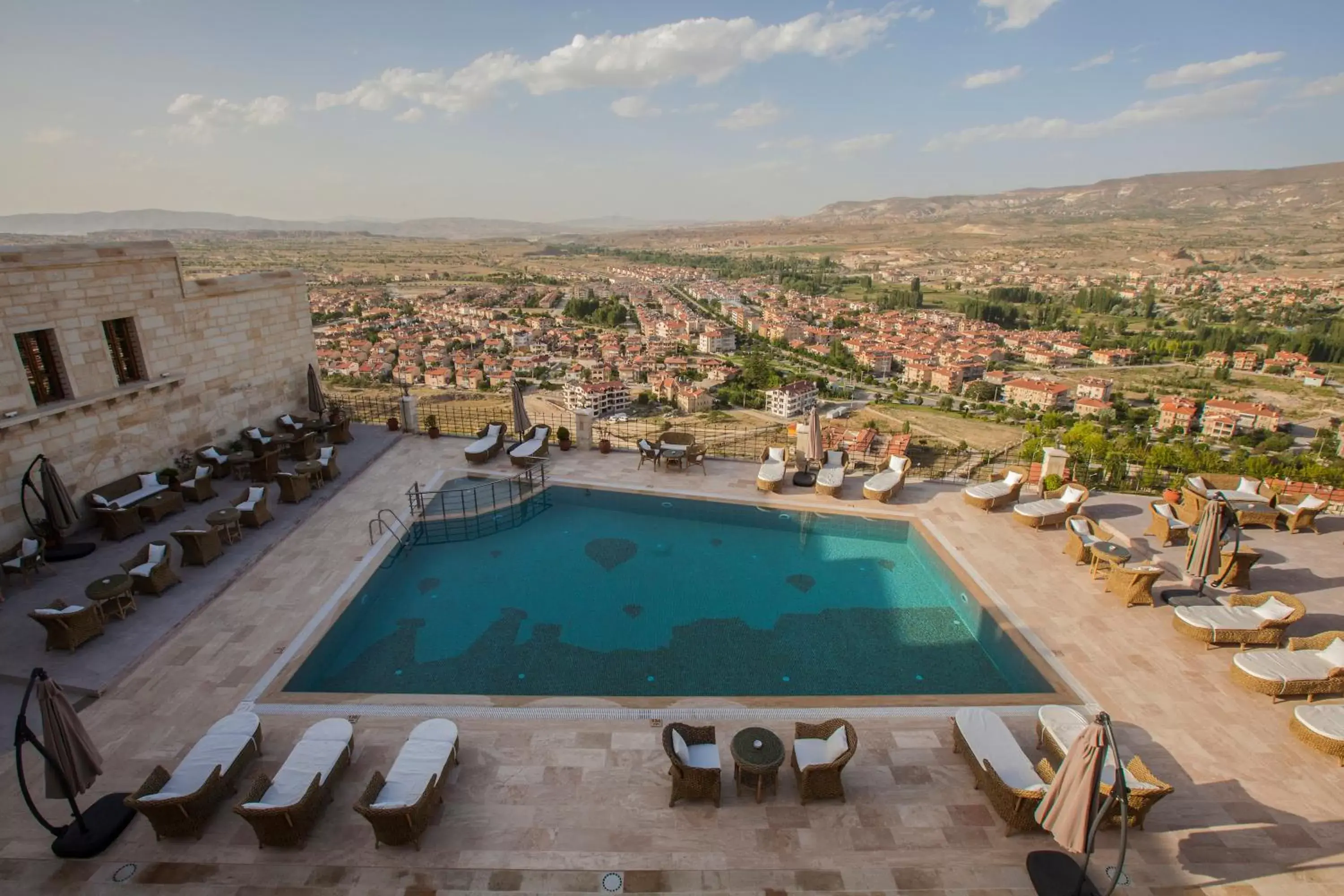 Swimming pool, Pool View in Kayakapi Premium Caves Cappadocia