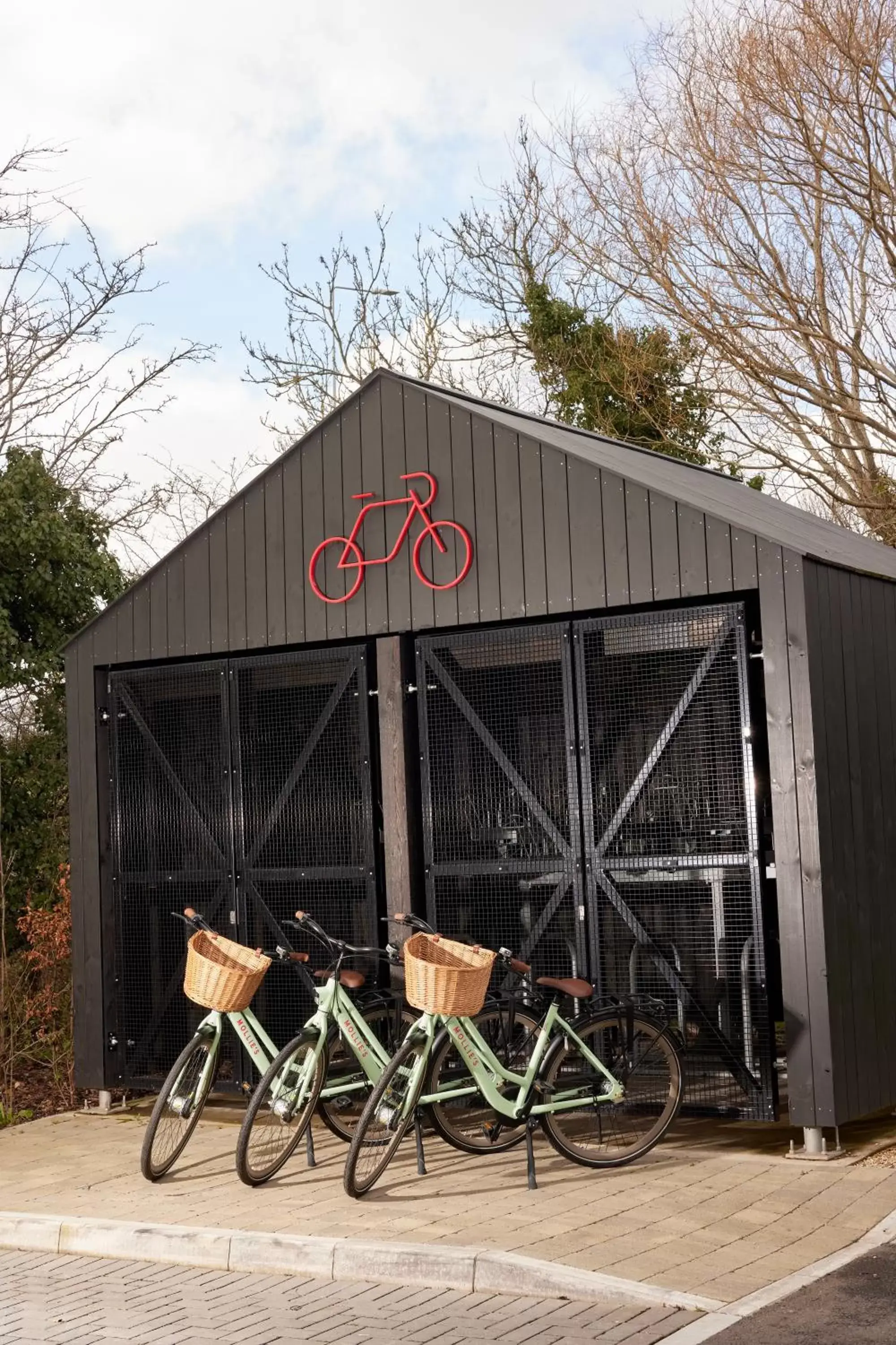 Cycling, Property Building in Mollie's Motel & Diner Bristol