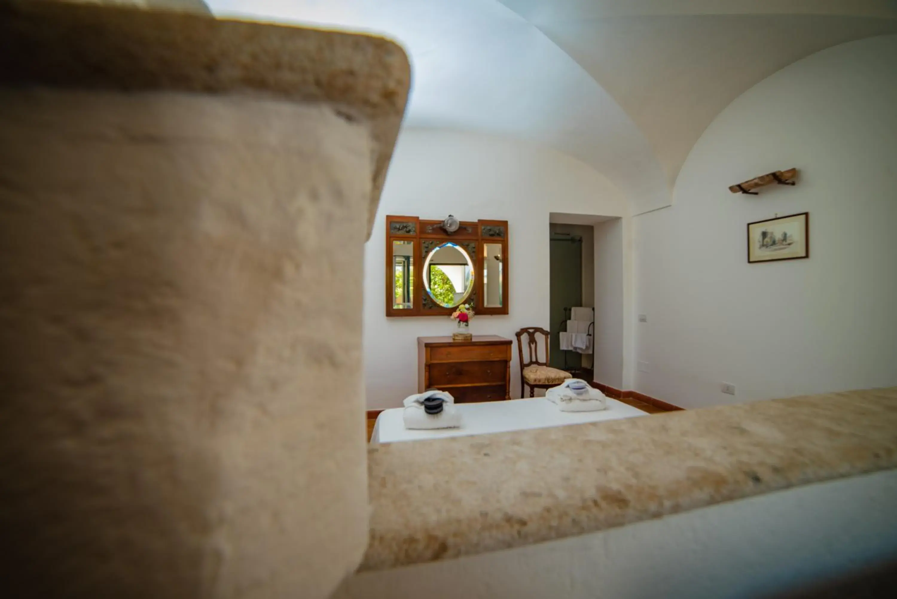 Bed in Hotel Villa Rizzo Resort and Spa