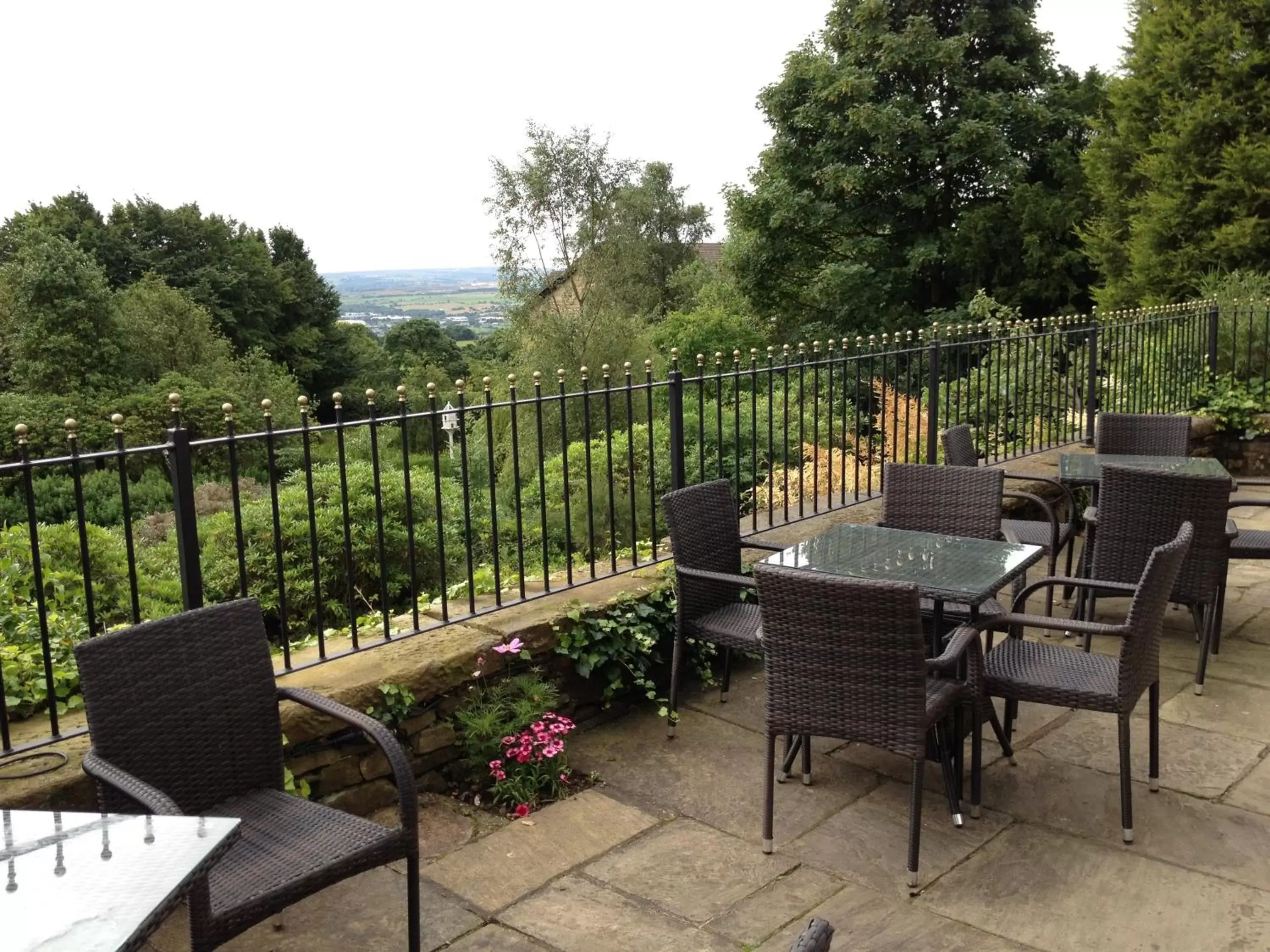 Patio in Burnley West Higher Trapp Hotel