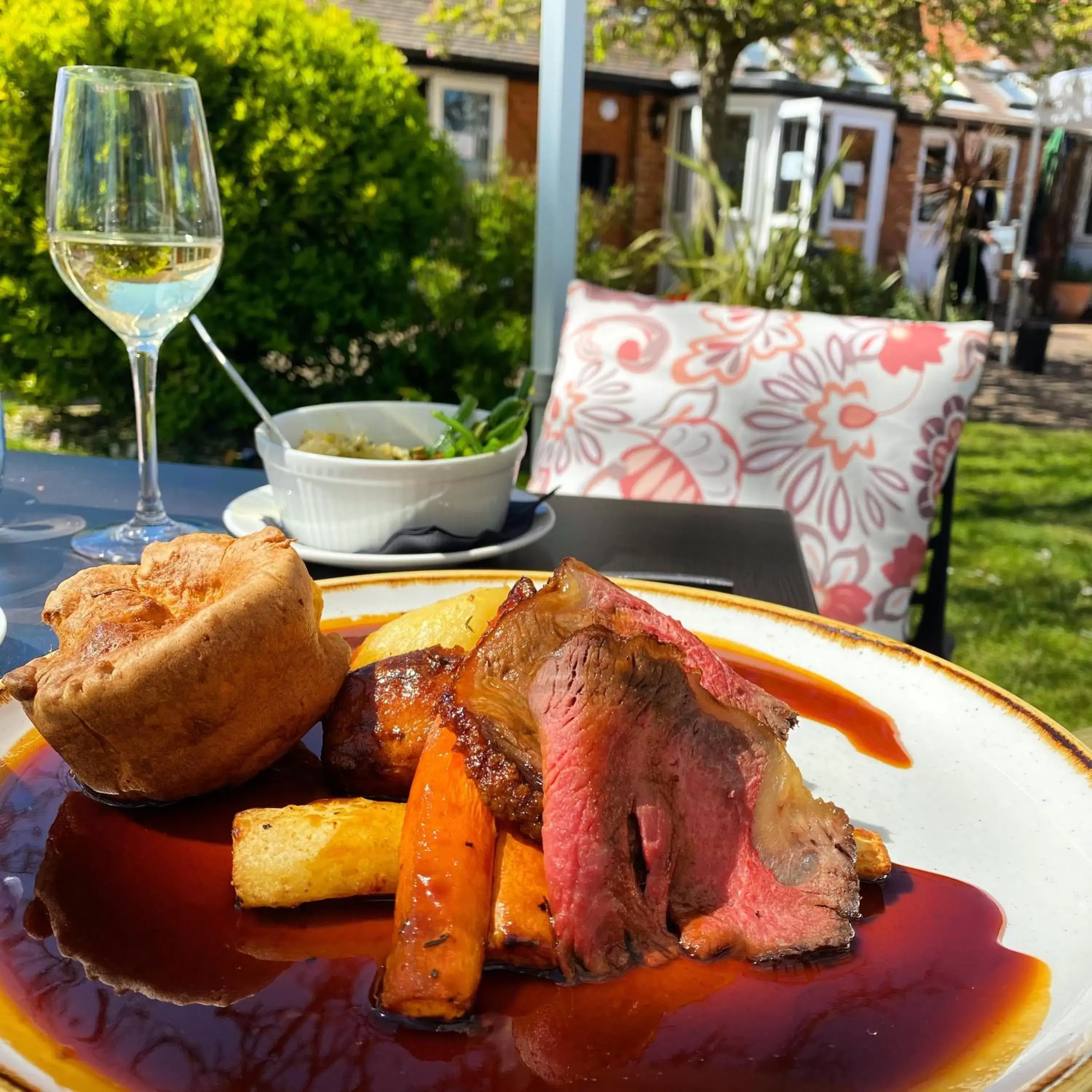 Food close-up in Crouchers Hotel