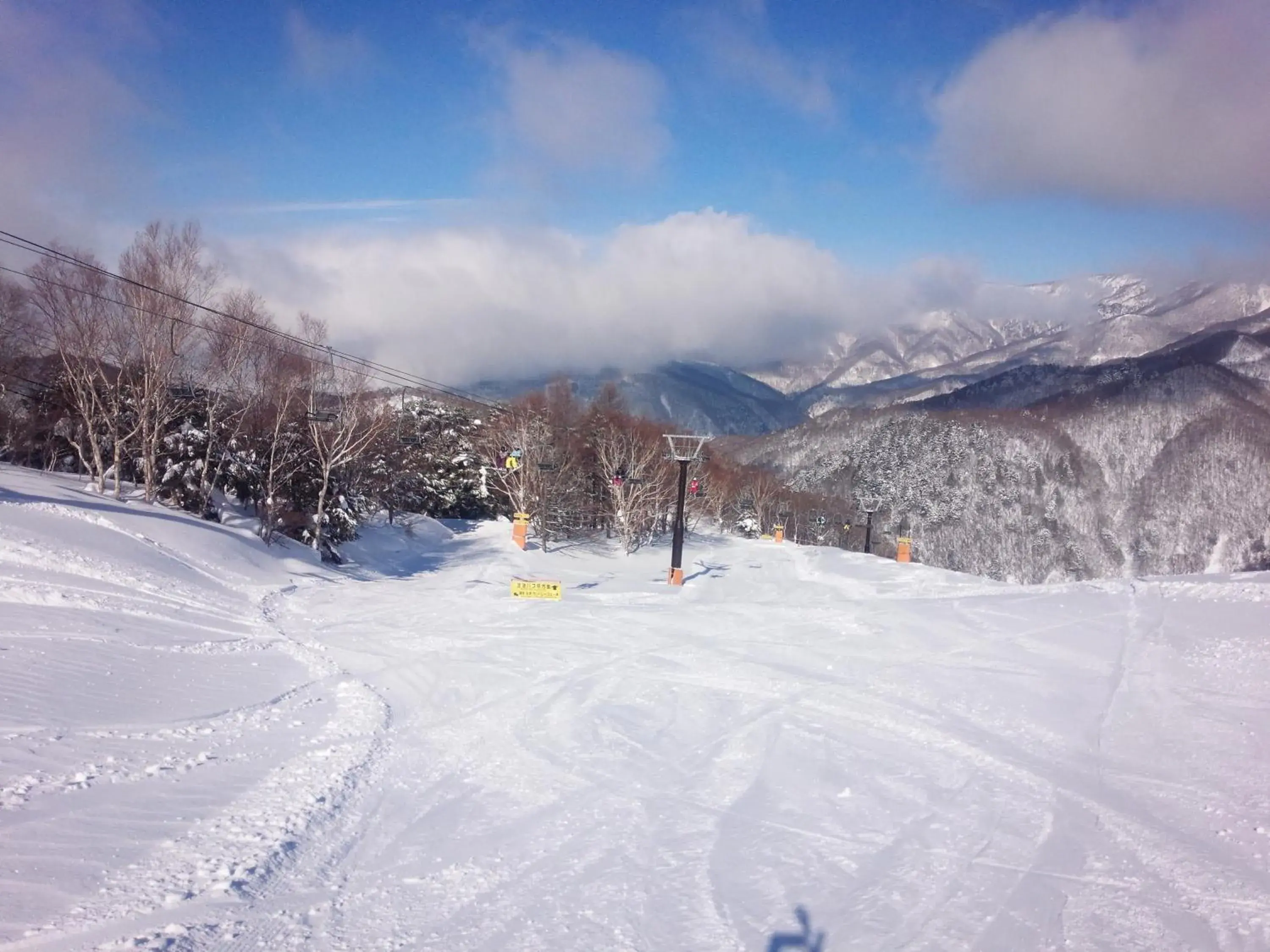 Skiing, Winter in Shiga Lake Hotel