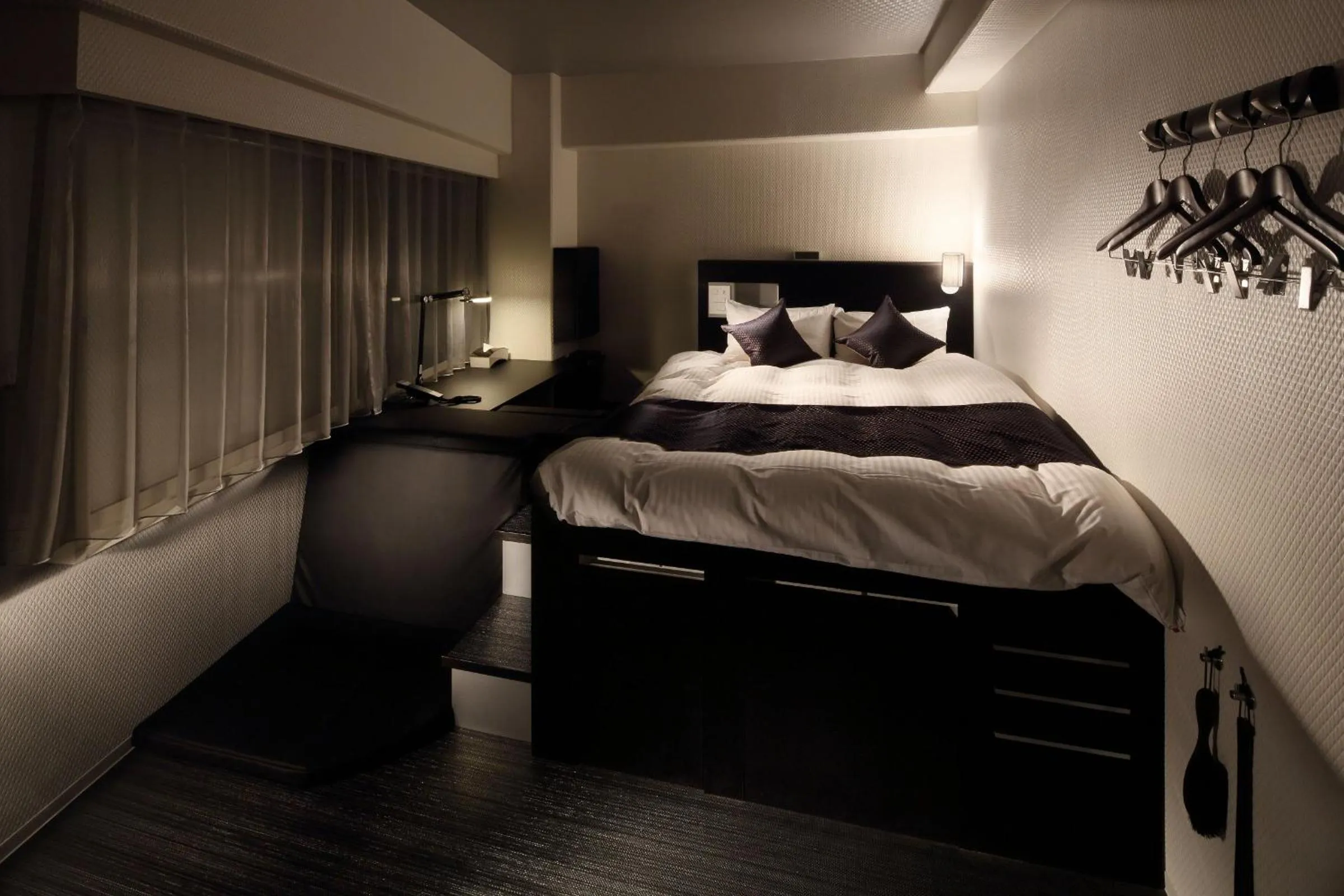 Bed in Hotel Gate In Kagoshima