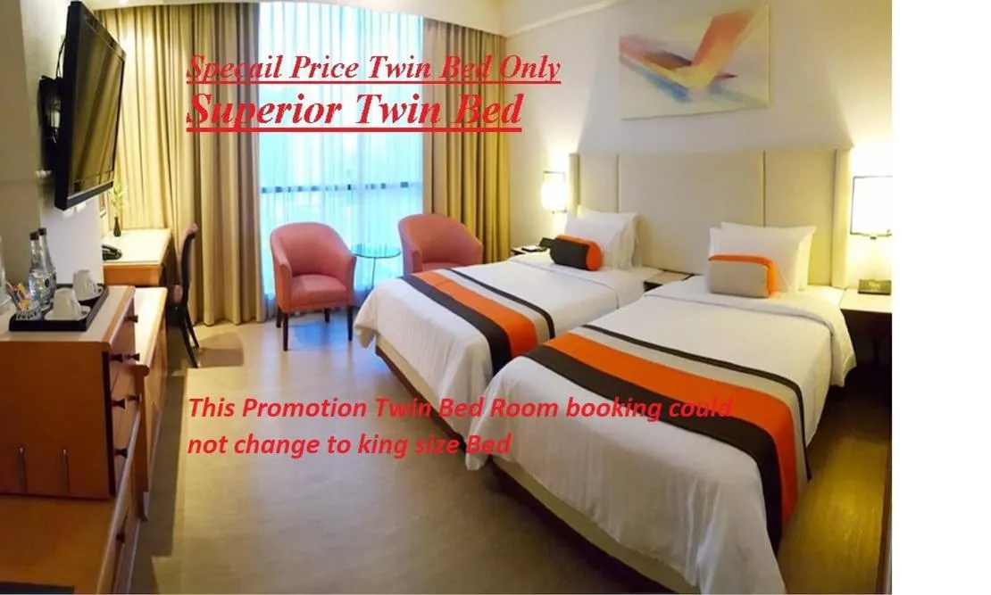 Bed in The Four Wings Hotel Bangkok