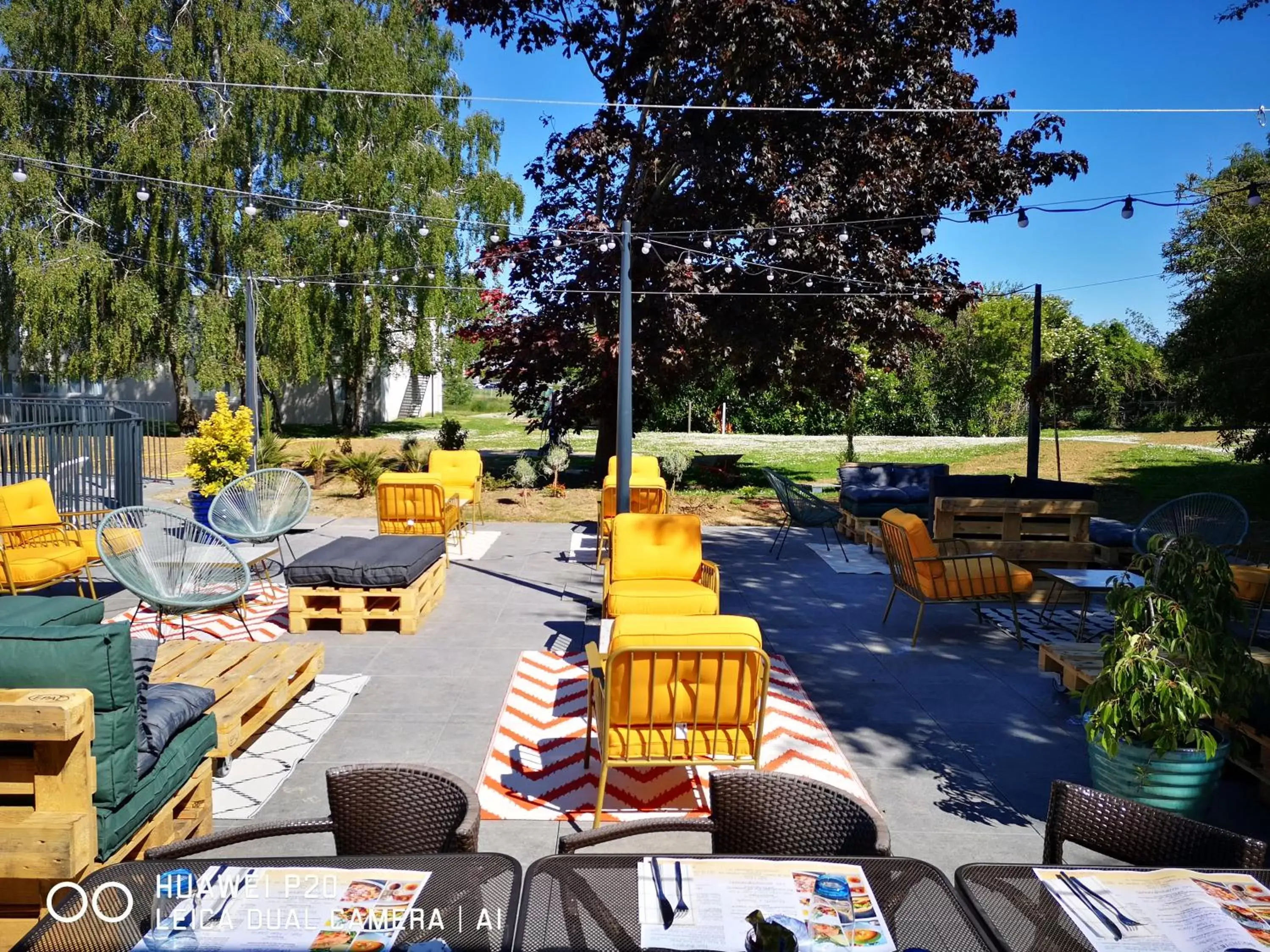 Patio in Novotel Roissy Saint Witz