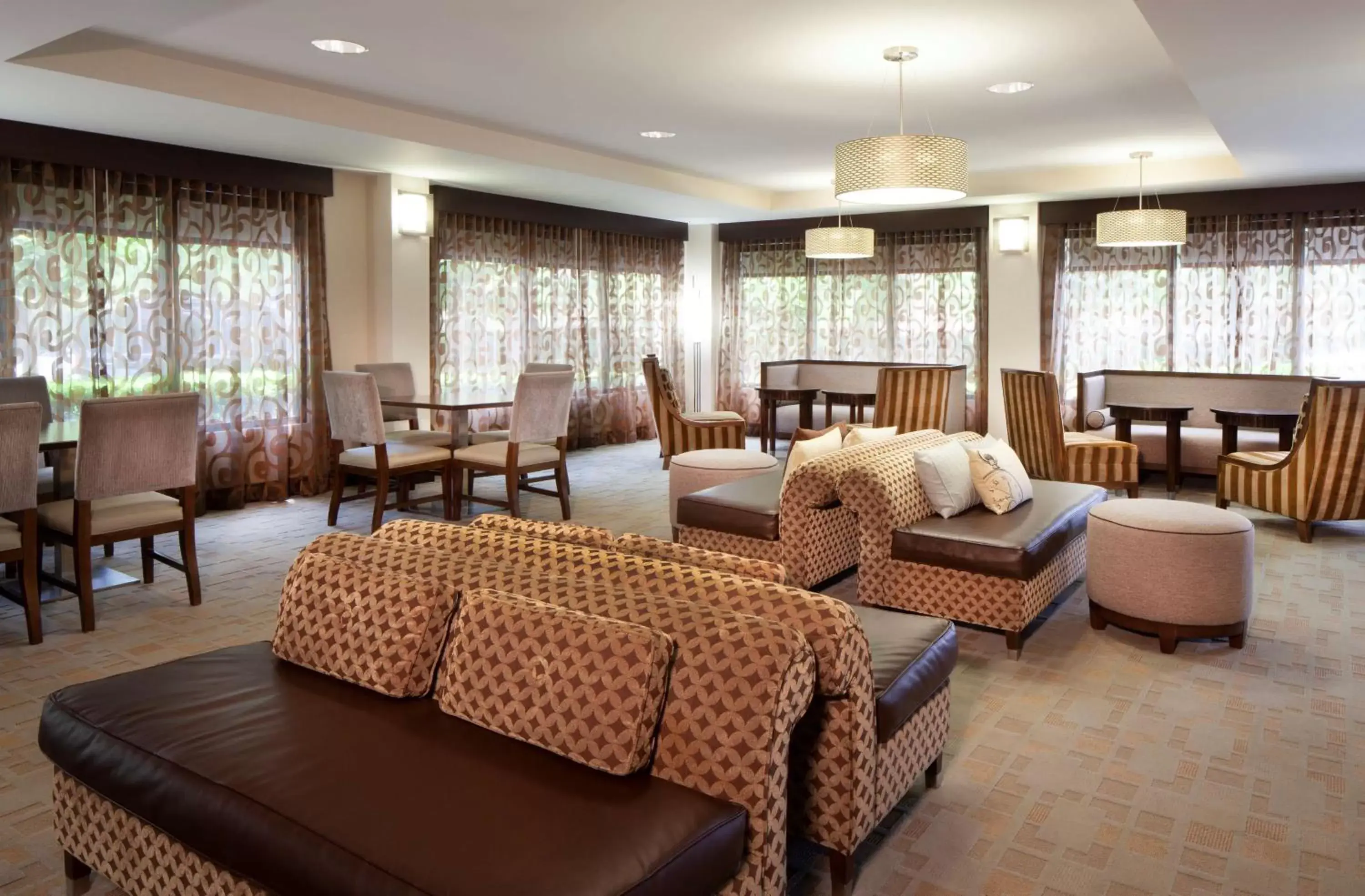 Lobby or reception, Seating Area in Hampton Inn Lawrenceville